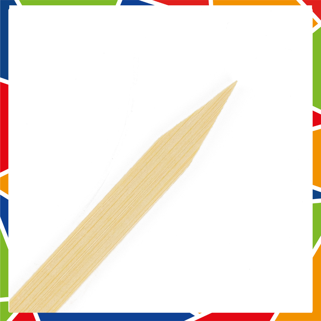 DayBays Flachspieße aus 100% Bambus 35 cm Flache für Kebap (Adana) mit Scharfe und Flache Spitze