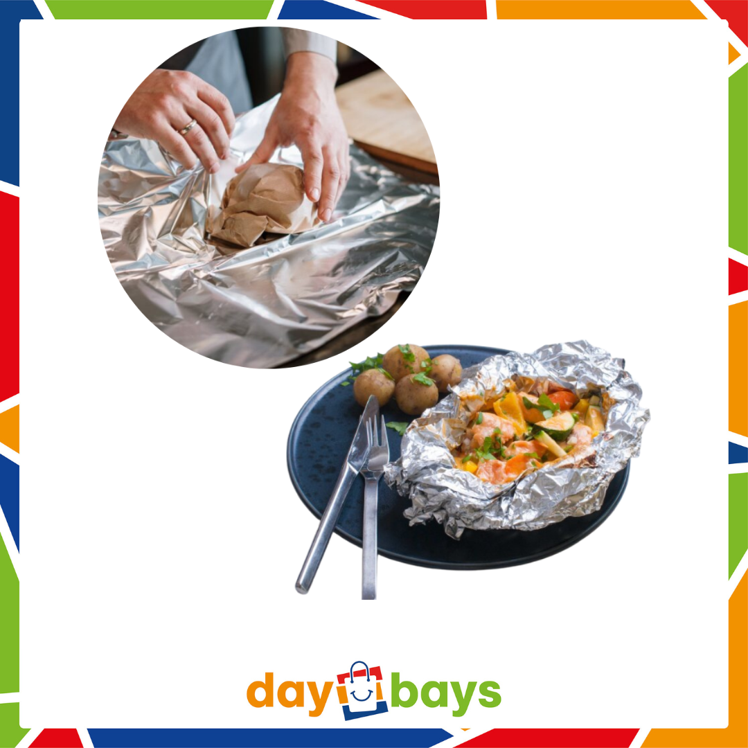 DayBays Alufolie 14 my 30 cm 800 gr Lose