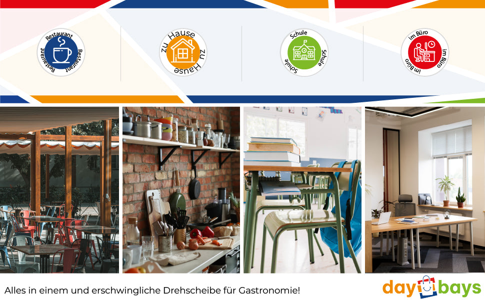 DayBays Küchenrolle 3-lagig 50 Blatt Zellstoff Extra Weich Weiß