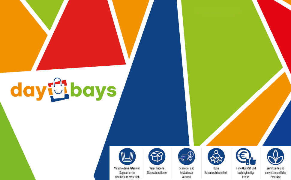 DayBays Servietten Premium 40x40 cm Zellstoff 2-lagig 1/4 Falz Rot