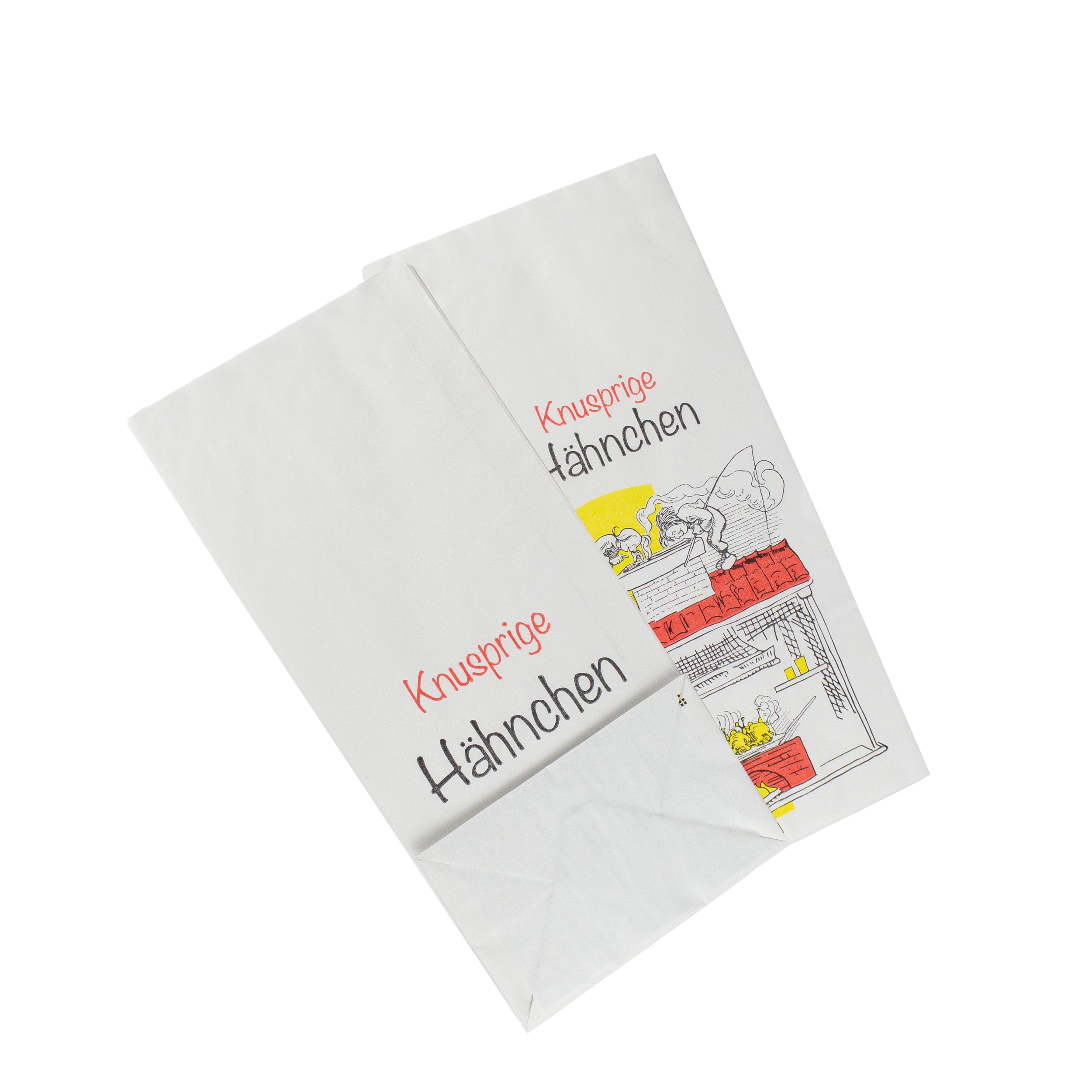 DayBays Warmhaltebeutel 1/2 Hähnchen 3-lagig mit Alueinsatz "Max & Moritz"