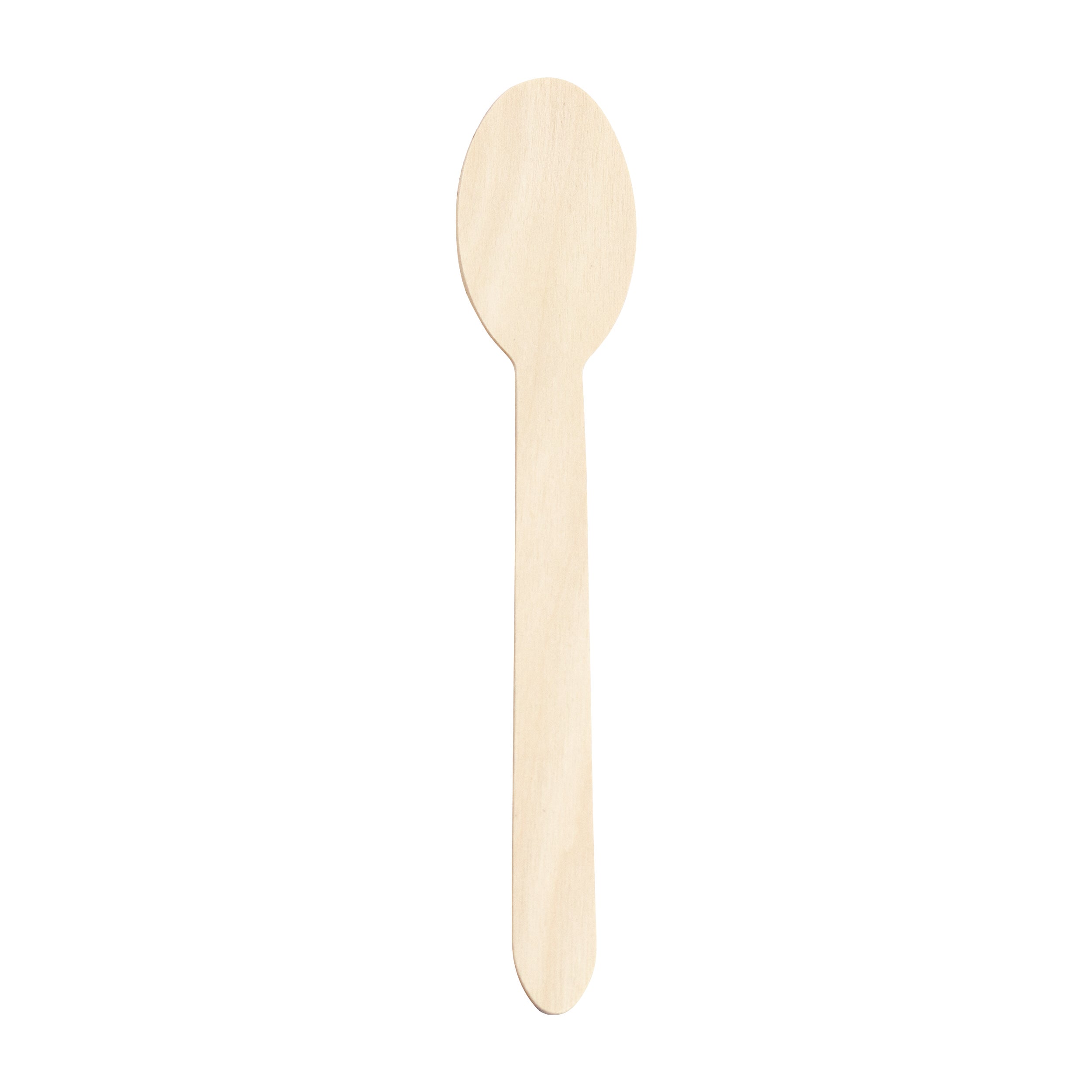 DayBays Holzlöffel 16 cm Einweg Holz Besteck Set Holzbesteck Löffel aus Holz Suppenlöffel Holzgeschirr Wooden Spoon, Geschmacks- und geruchsneutrale