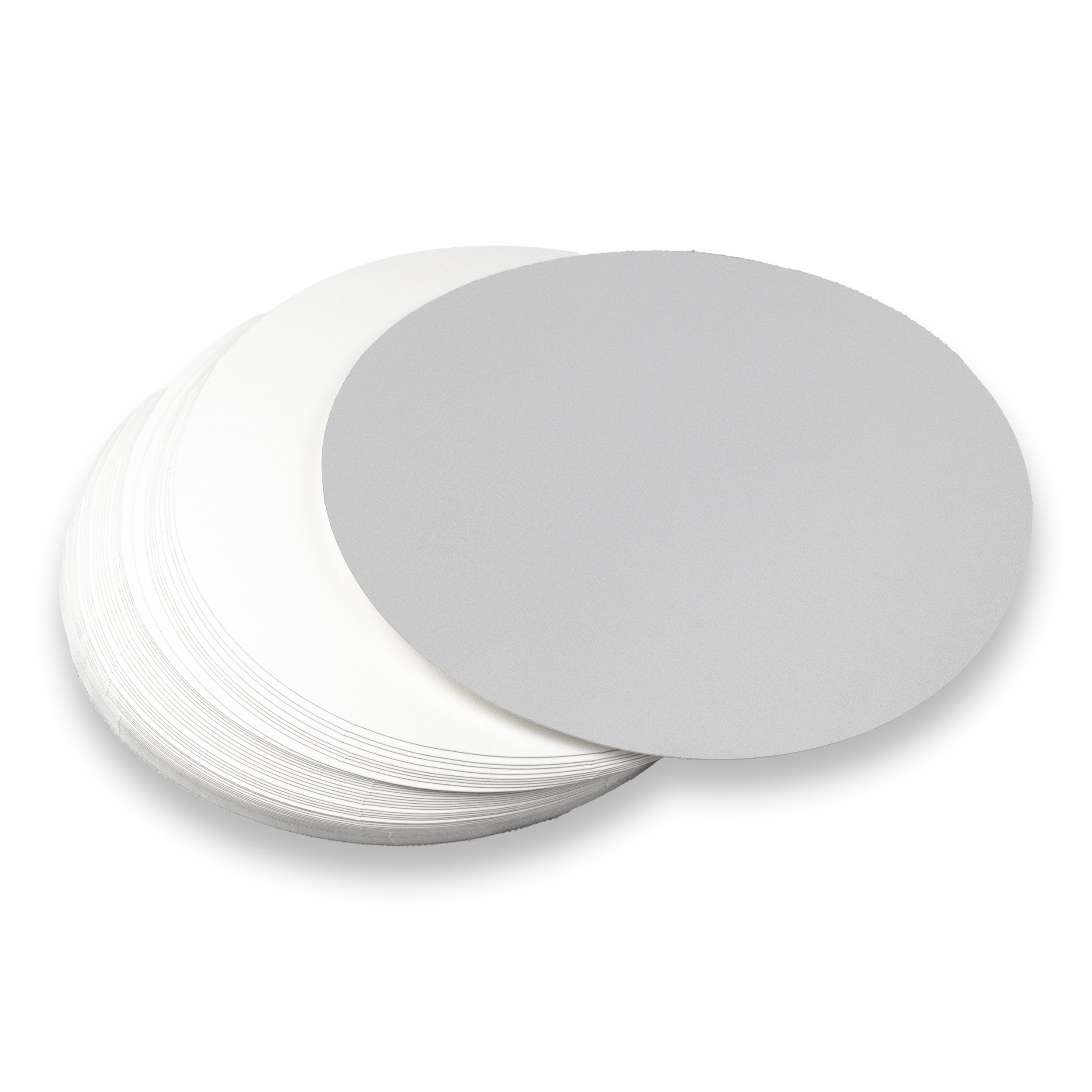 Aluschaledeckel für C807-1000L aus Pappe mit aluminiumbeschichtetes Material Ø203mm Rund