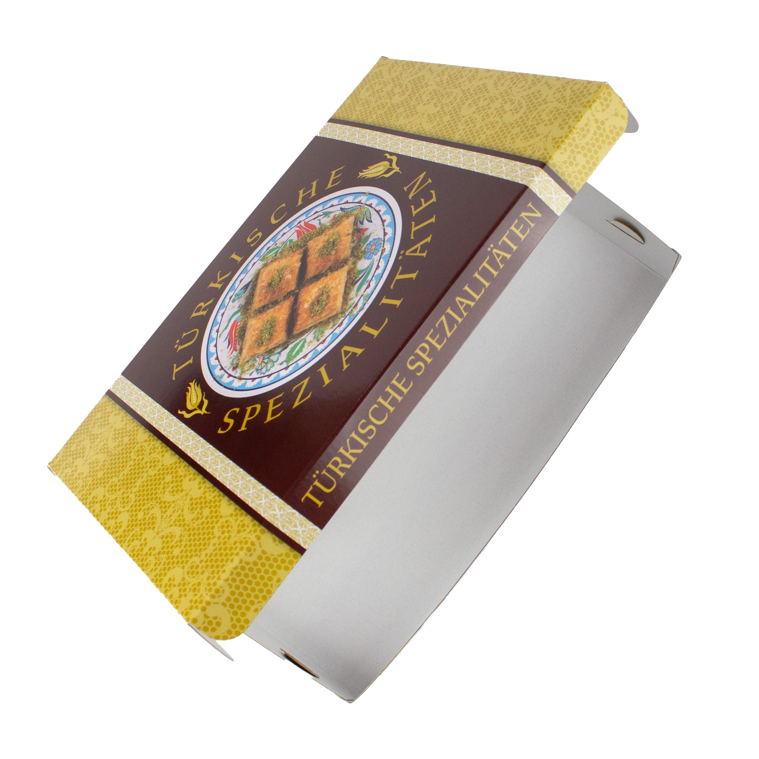 Faltschachteln mit Druck für baklava boxen 1000gr.