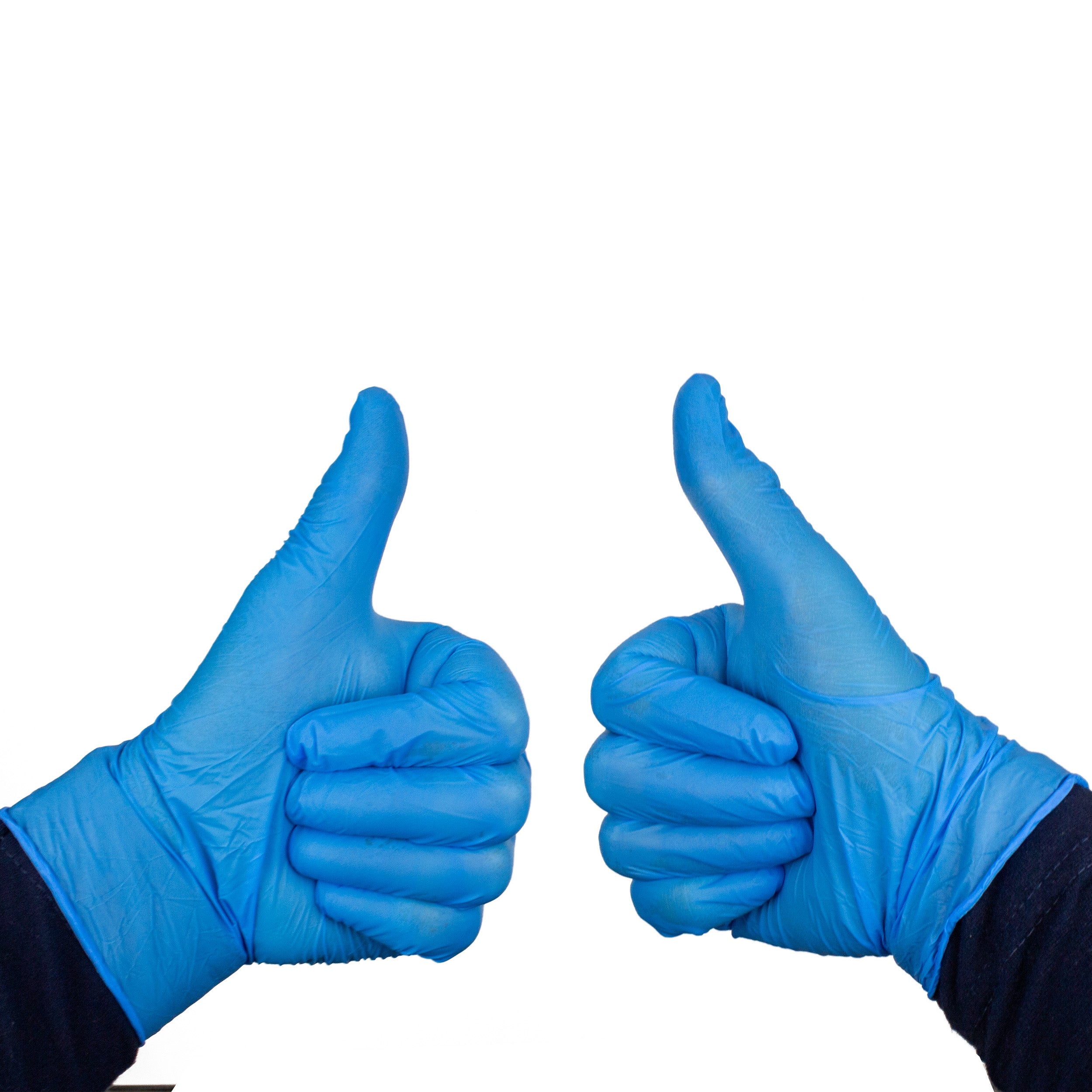 einmalhandschuhe Größe M Blau Puderfrei Latexfrei