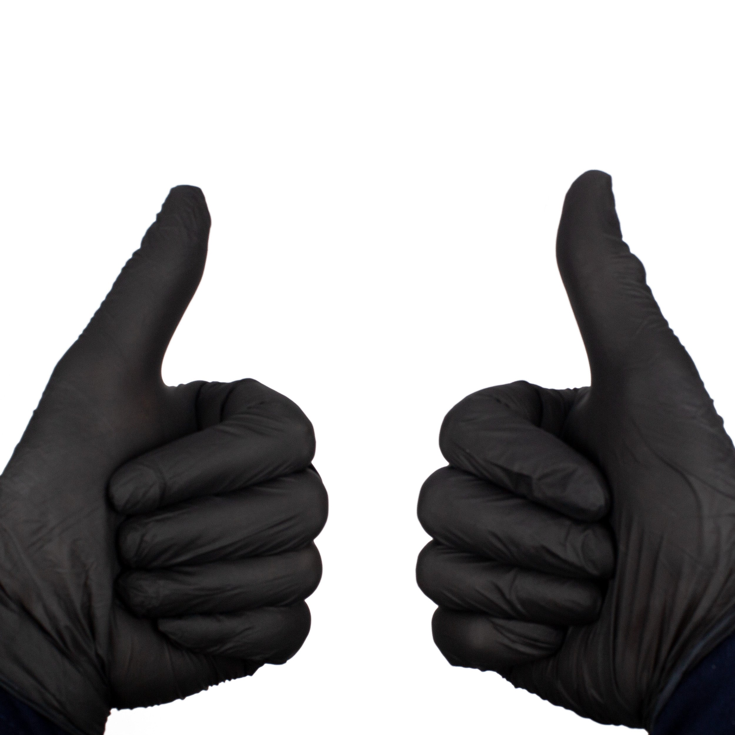 einmalhandschuhe Größe XL Schwarz Puderfrei Latexfrei