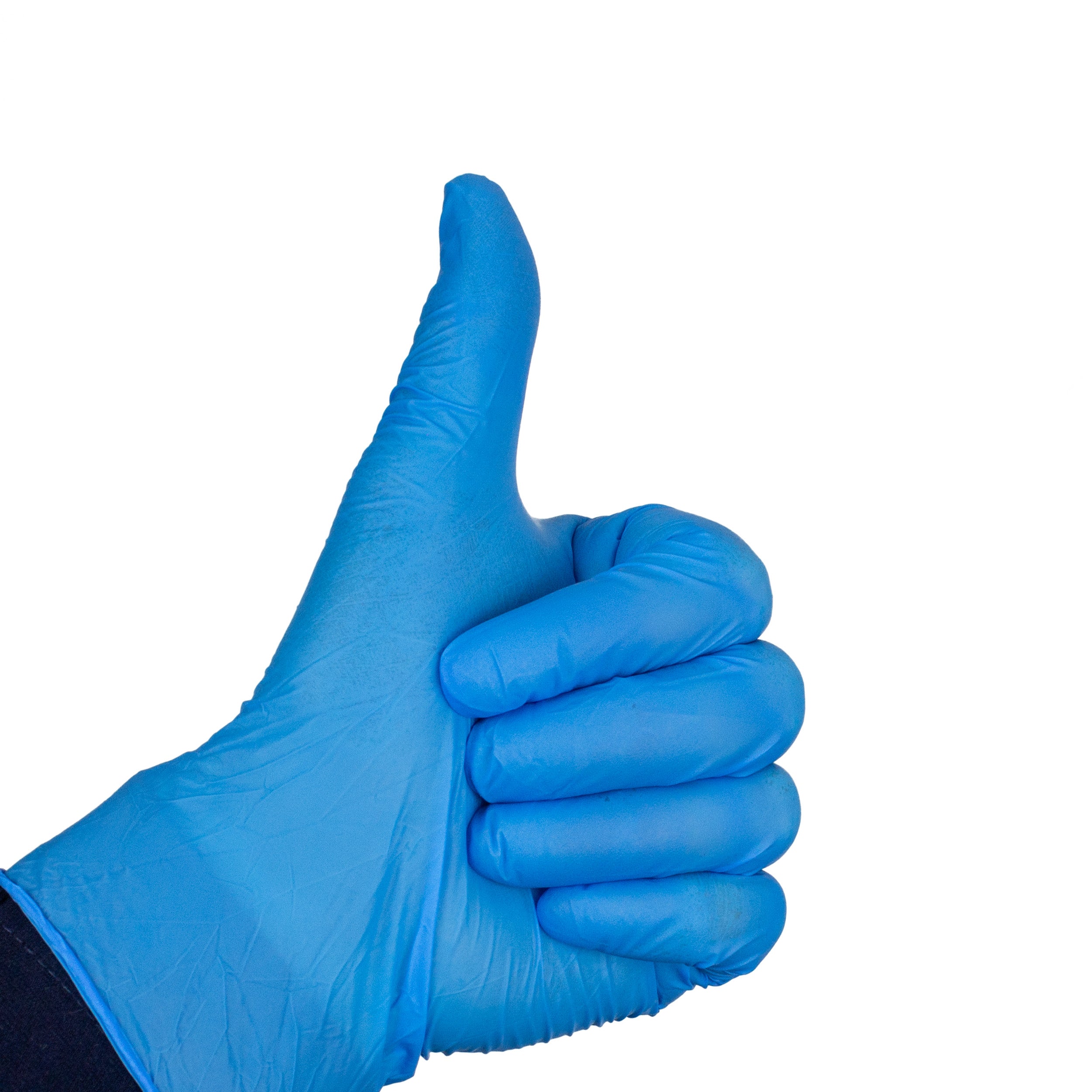 einweghandschuhe Größe M Blau Puderfrei Latexfrei