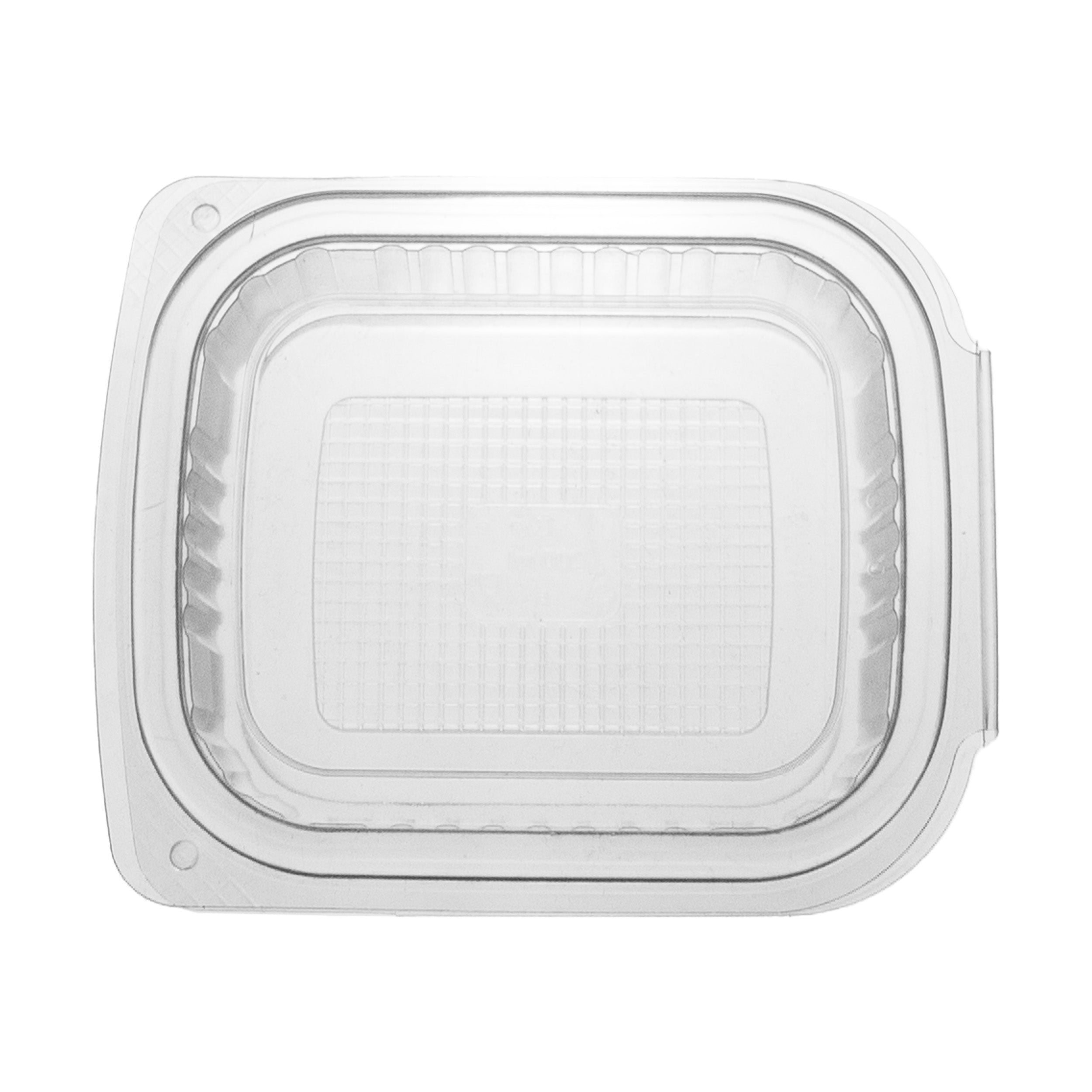 feinkostbecher pp 125 cc. 127x105x28 mm Rechteckig mit anhängendem Deckel