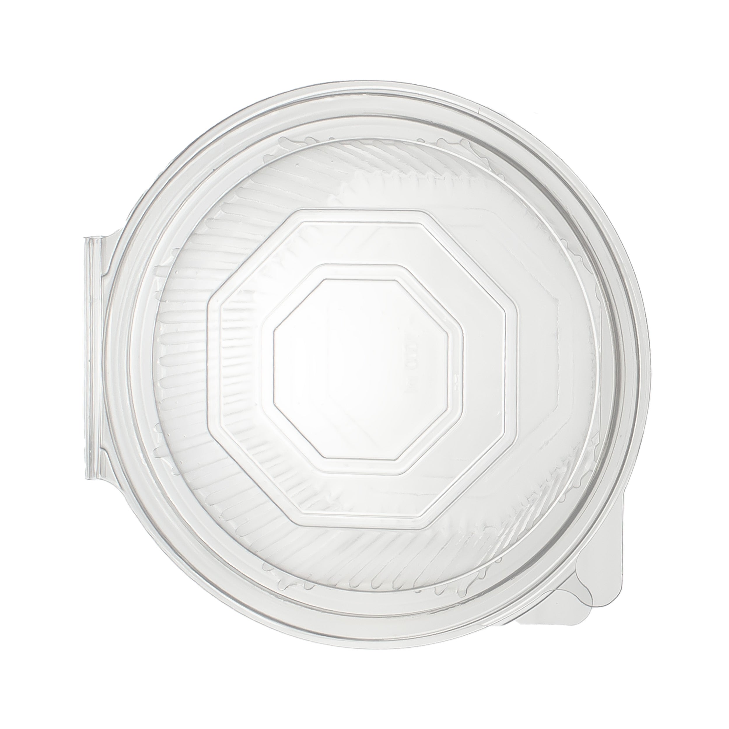 haushaltsbox PP 375 ml 144x140x51 mm 8 Eckig Salat-Box R8 mit anhängendem Deckel