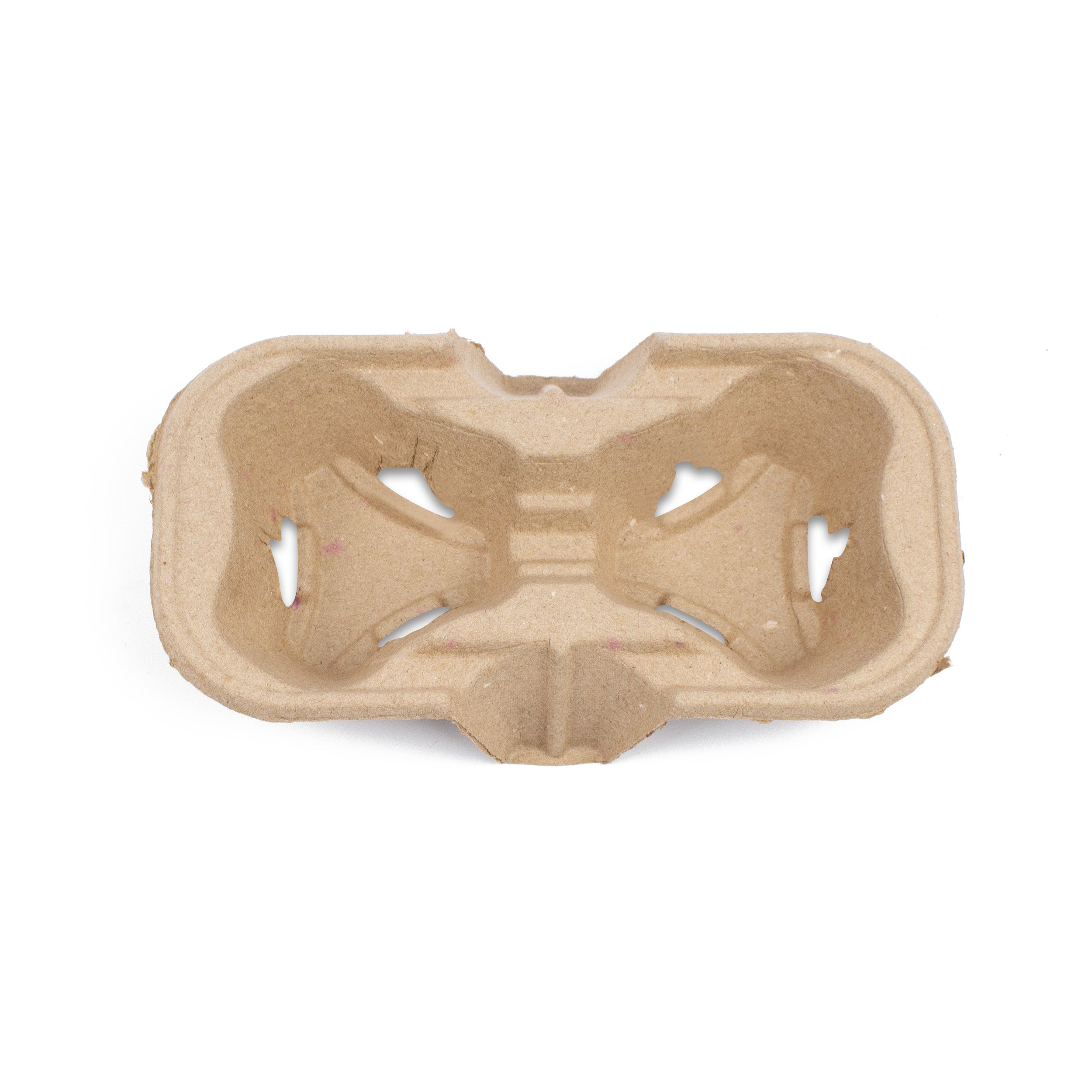 DayBays Einweg Kaffeebecher to Go Transport Behälter für 2 Becher "Cup Carrier" 22x12x4 cm aus Papier