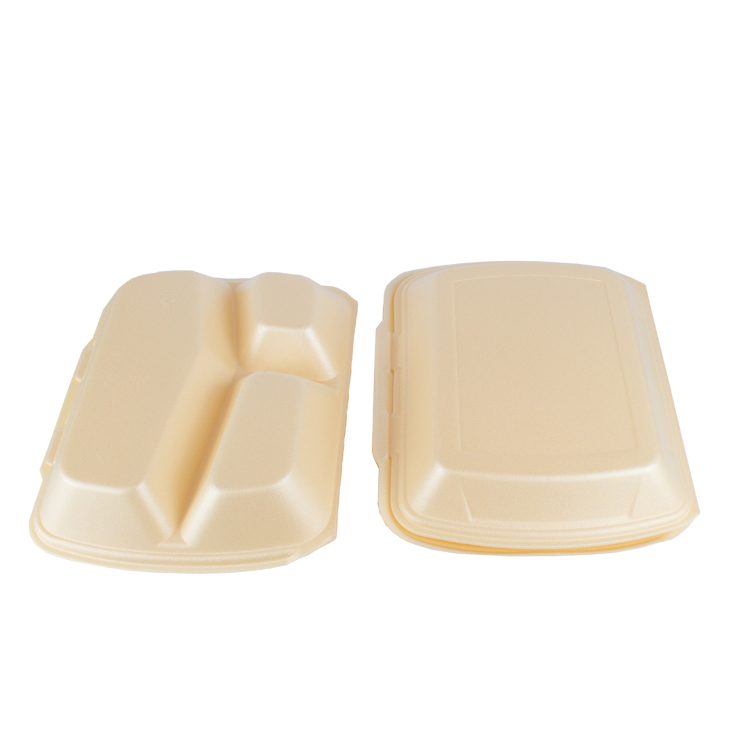 menübox IP4 3-geteilt 245x210x72 mm Champagner