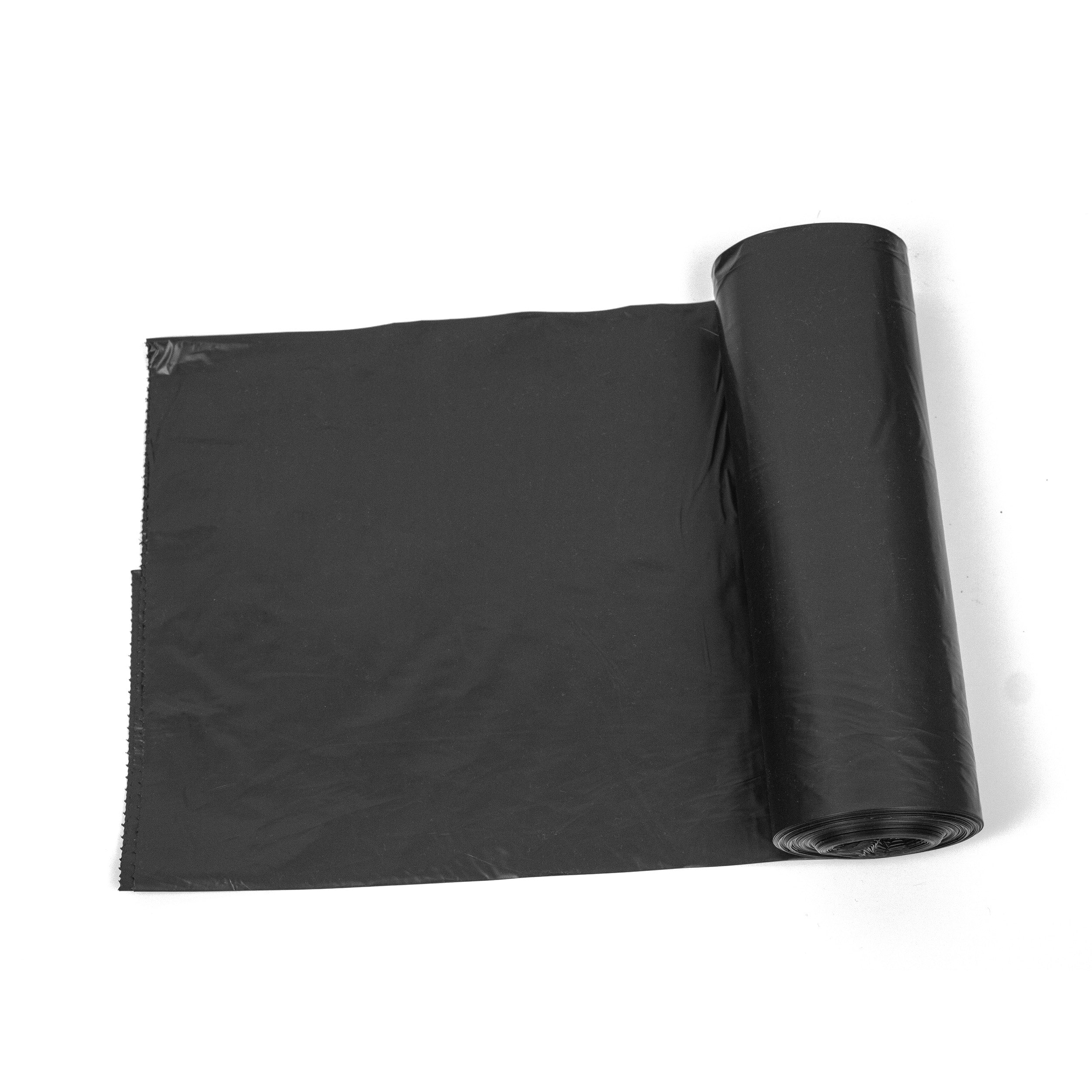 DayBays Müllsäcke Premium 130L 82x108 cm HDPE Schwarz Extra Stark