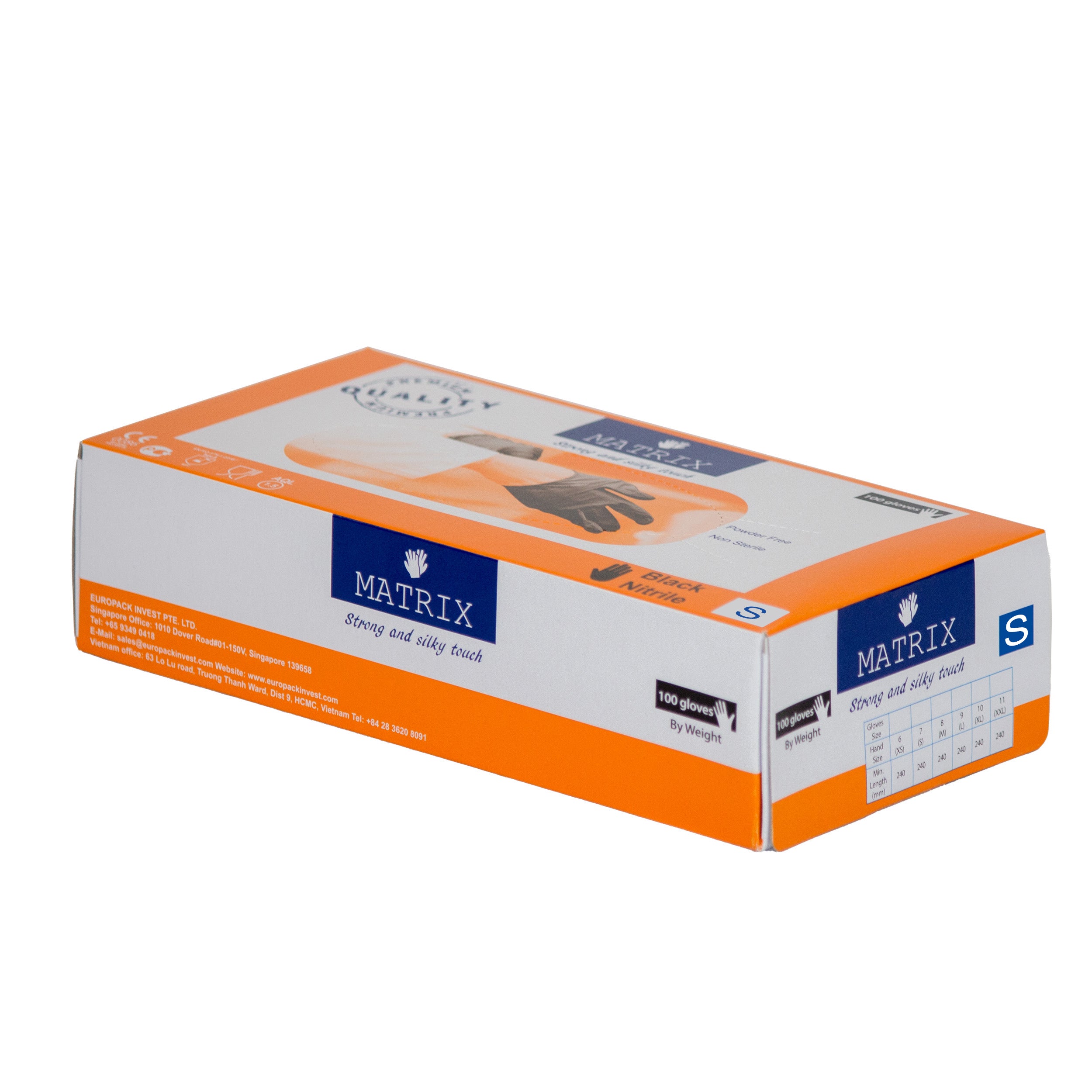 nitrilhandschuhe Größe S Schwarz Puderfrei Latexfrei