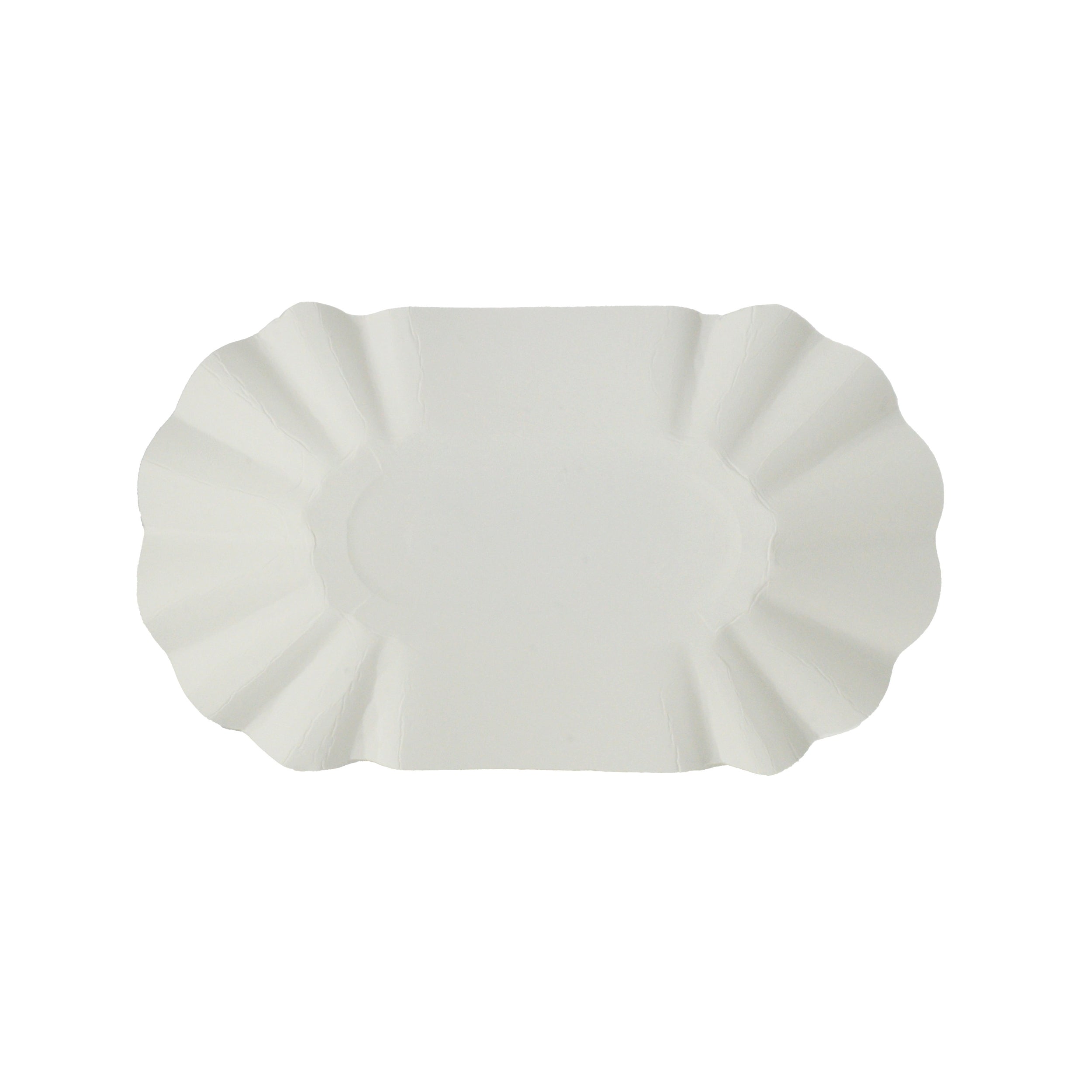 pappschale KUOB 10,5x17,5x3 cm weiß ohne Beschichtung