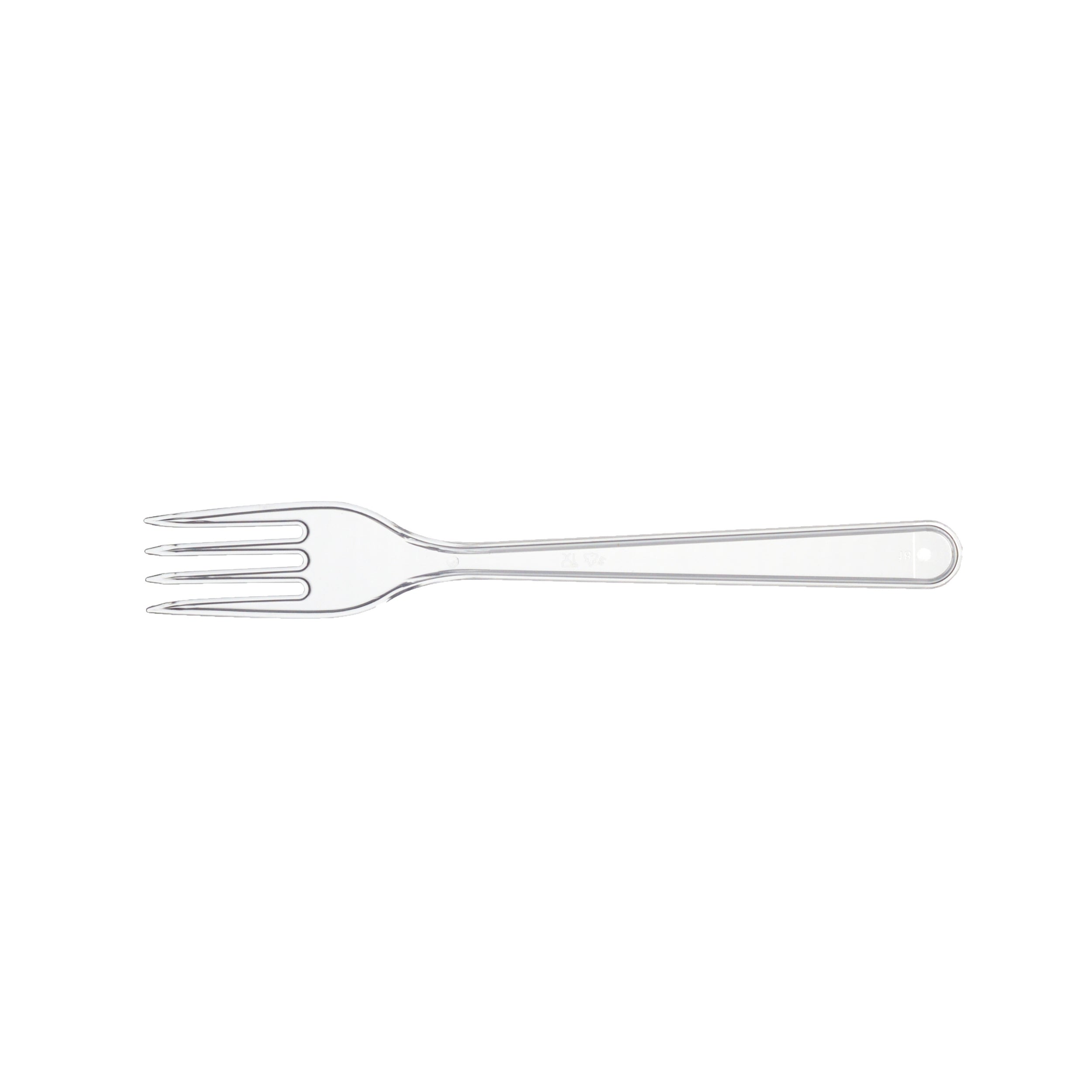 Plastikgabel 19cm Transparent Spülmaschinenbeständig|Daybays – DayBays GmbH