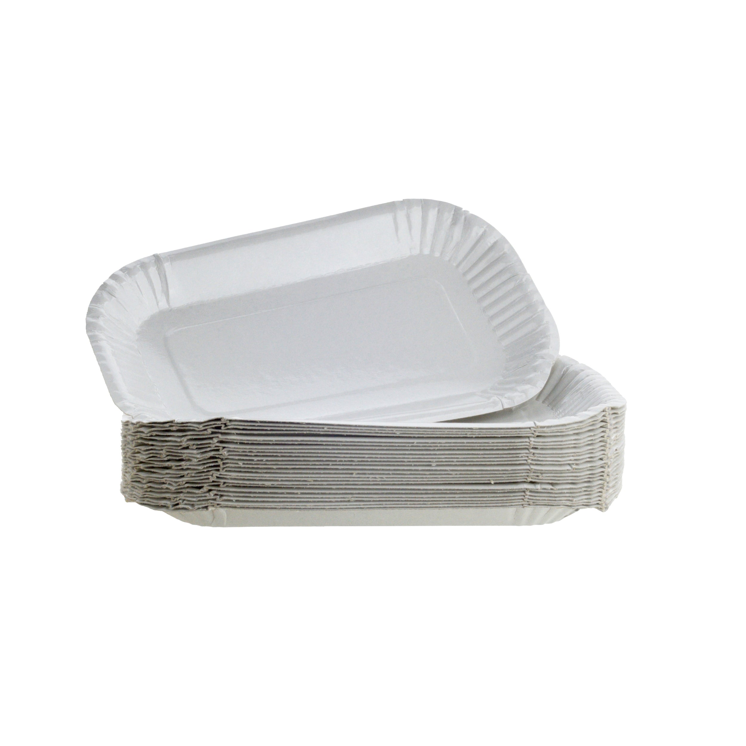 pommes schalen KU60 ca. 15x23x2 cm laminiert weiß ohne Beschichtung