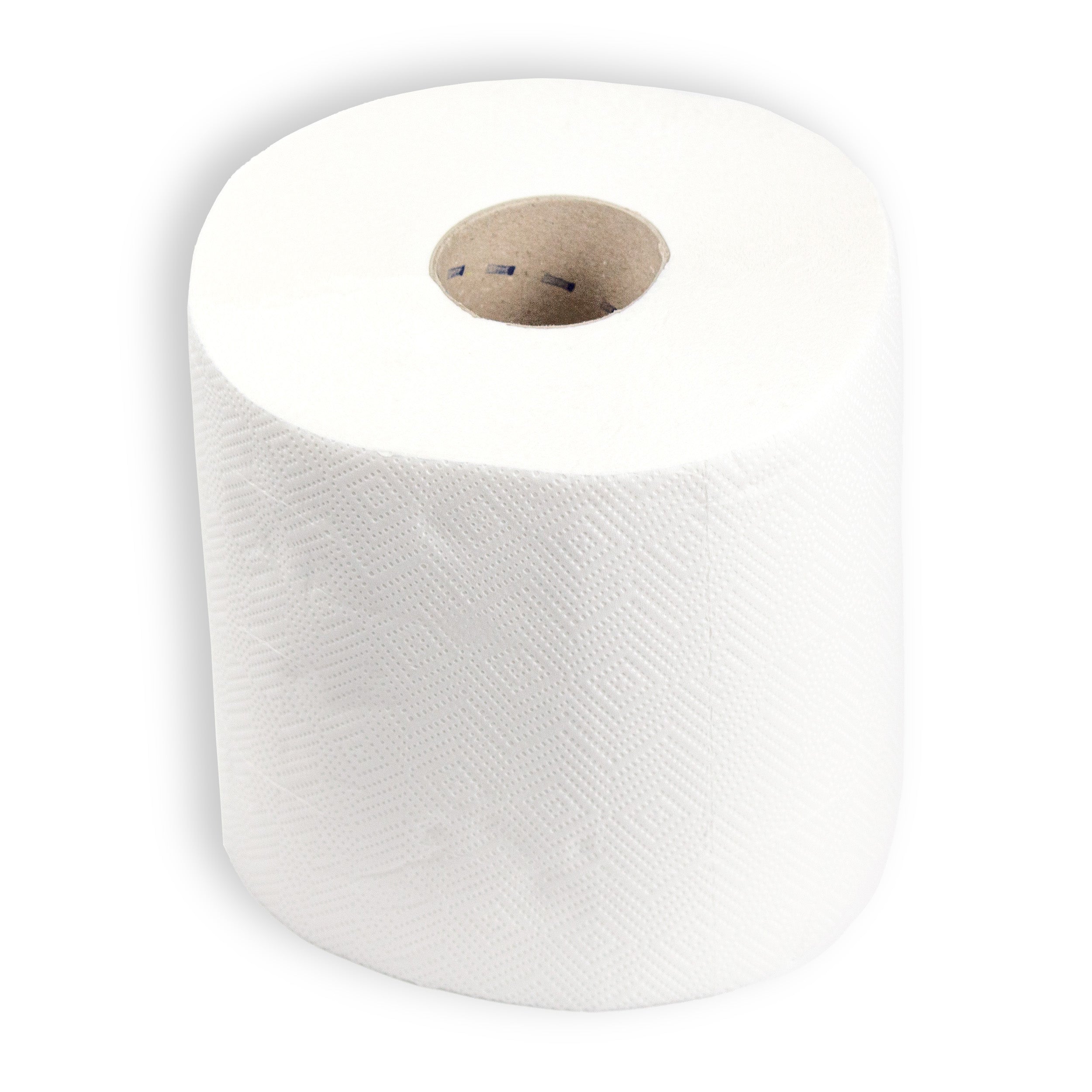 rollenhandtuch Mini Deluxe 2-lagig 187 Blatt Zellstoff Extra Weich Weiß