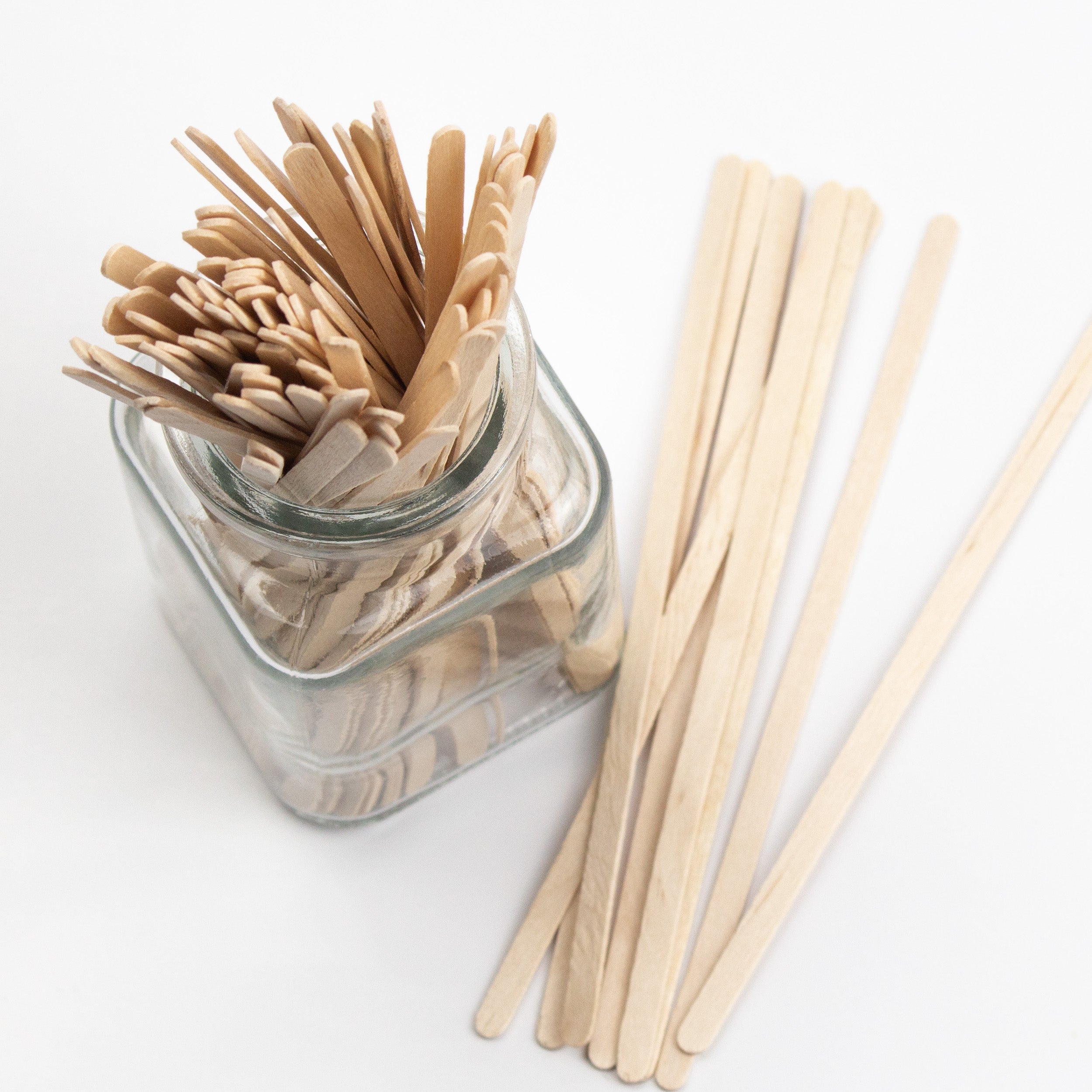 Rührstäbchen aus Holz für Kaffee & Tee 110 mm Einwegholzstäbchen