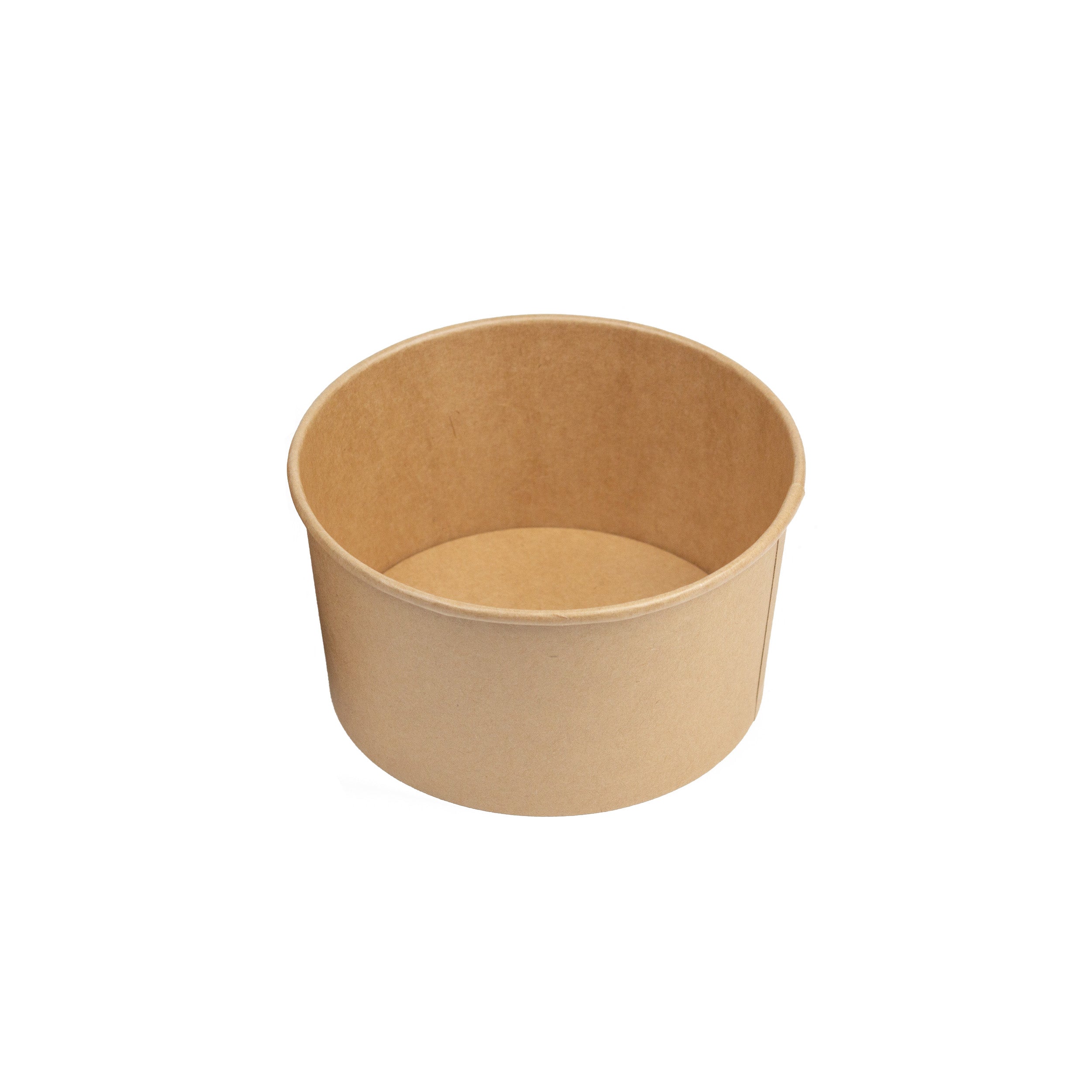 salat schale bio einweg 1300 ml Salatbox Kombi 184x161x70 mm mit Deckel Kraft Braun Rund