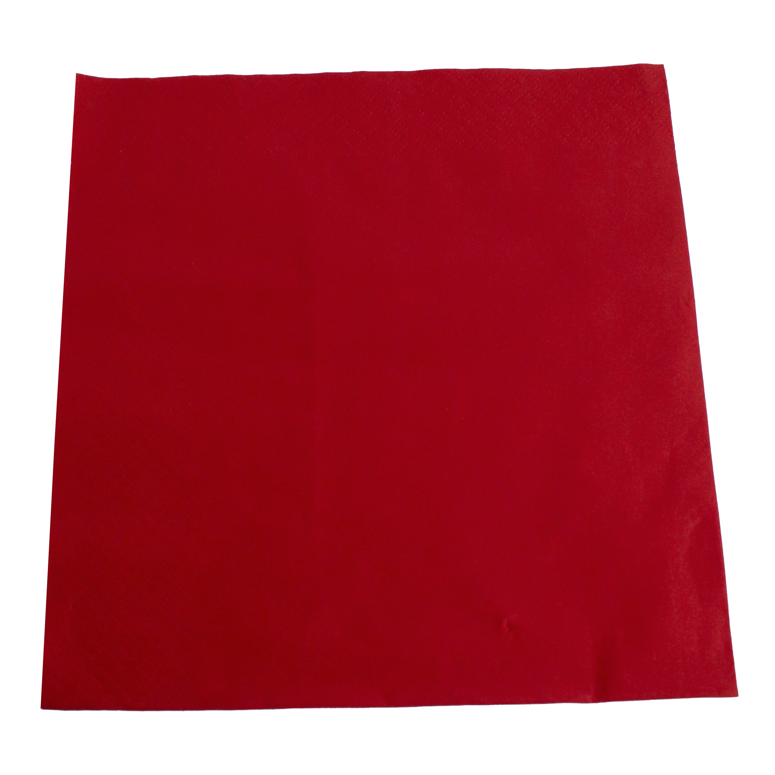 serviette Premium 40x40 cm Zellstoff 2-lagig 1/4 Falz Rot