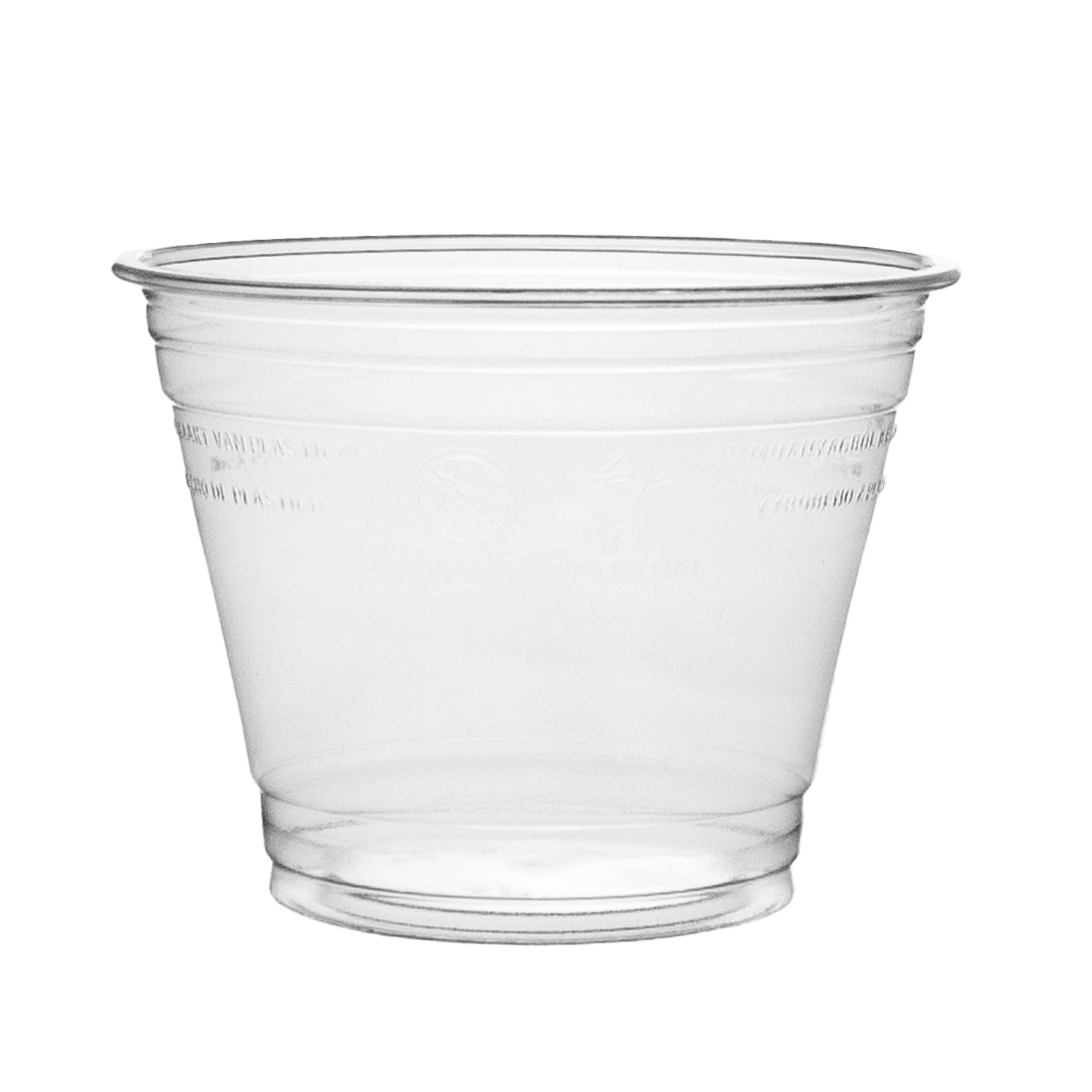 smoothie becher 200ml Ø95mm Shakebecher 0,2L transparent RPET
