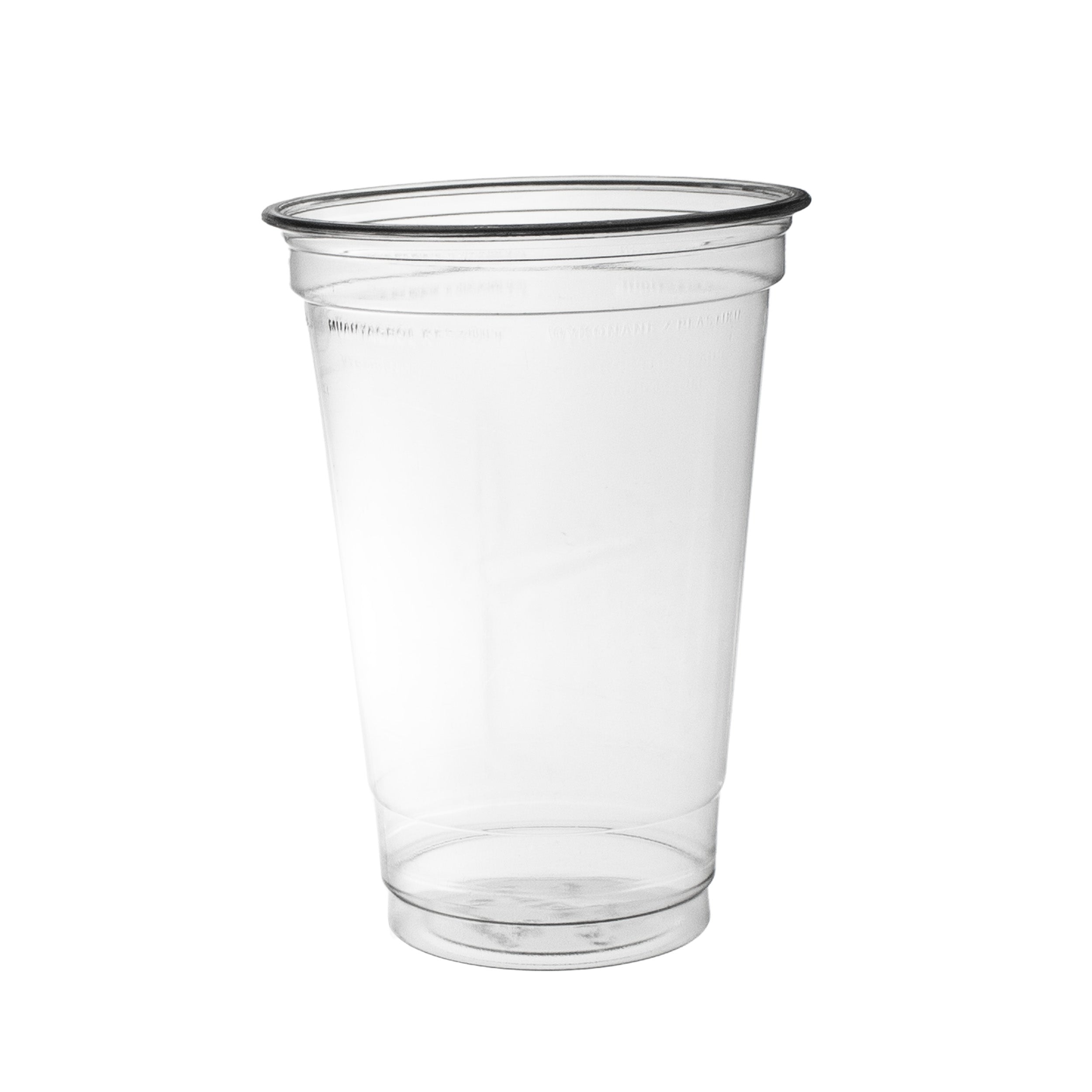 smoothie becher 500ml Ø95mm Shakebecher 0,5L transparent RPET