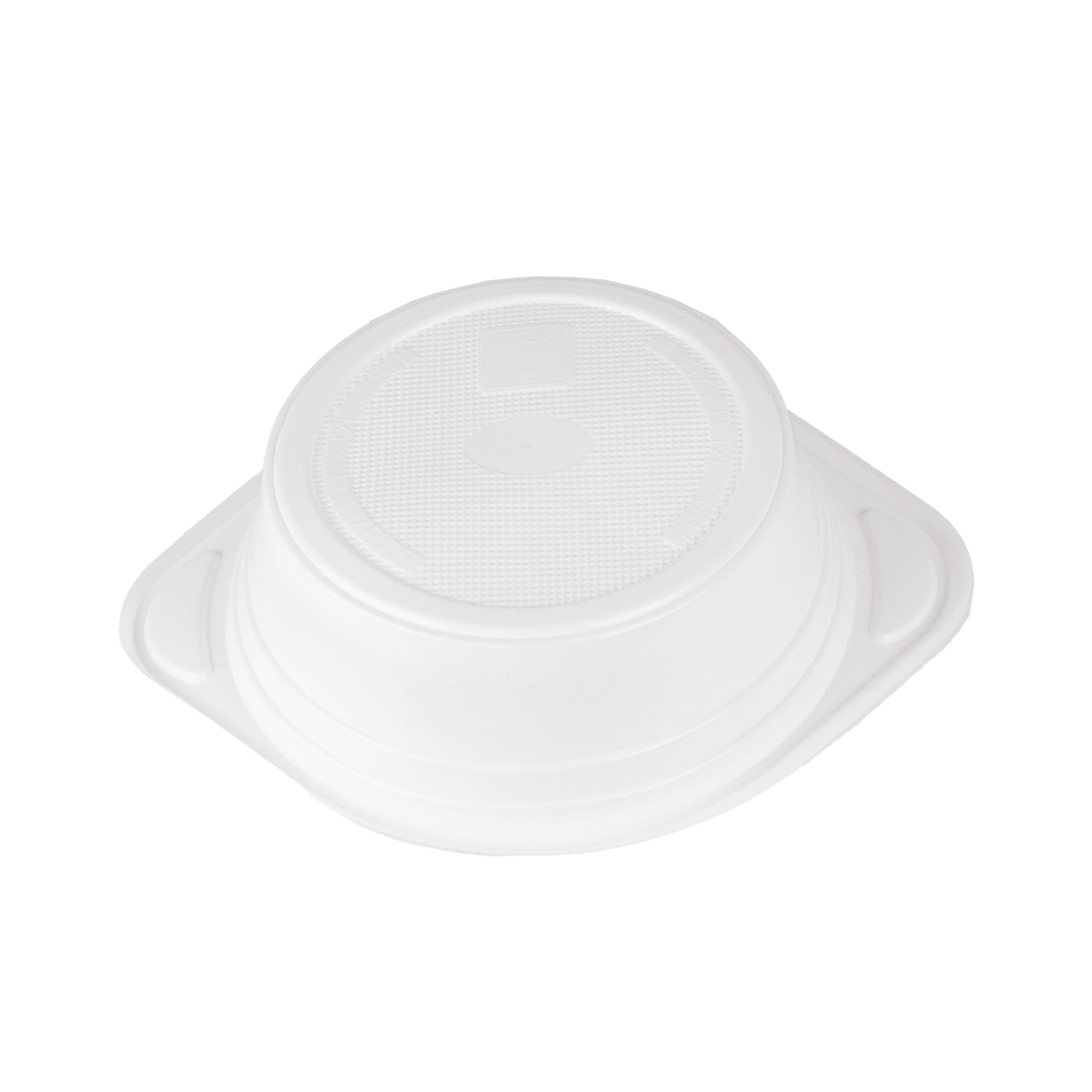 suppenteller 500 cc. 150x200x45 mm PP Weiß rund mit Ohren