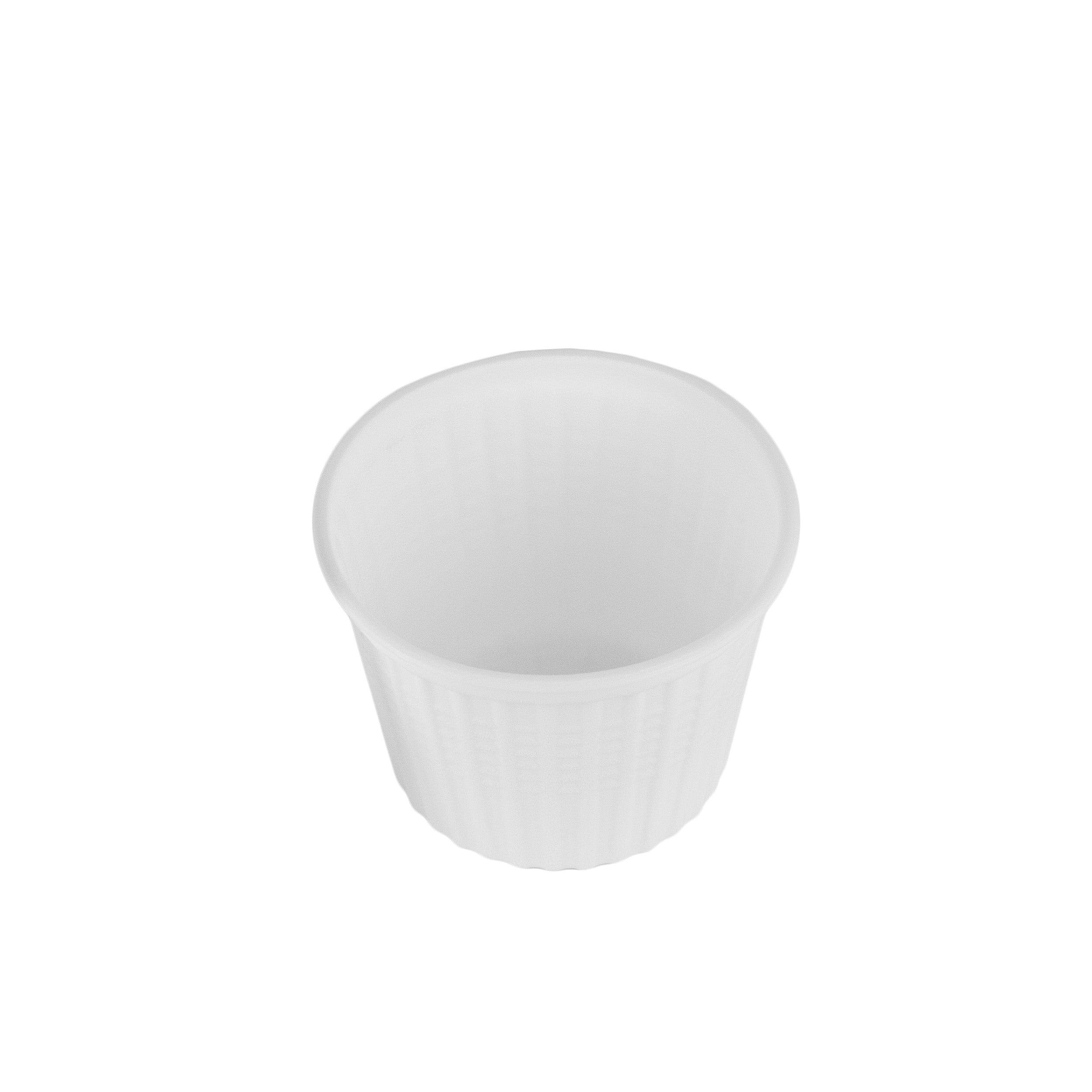 thermo suppenschalen 750ml 115x120 mm PP Weiß rund mit Deckel