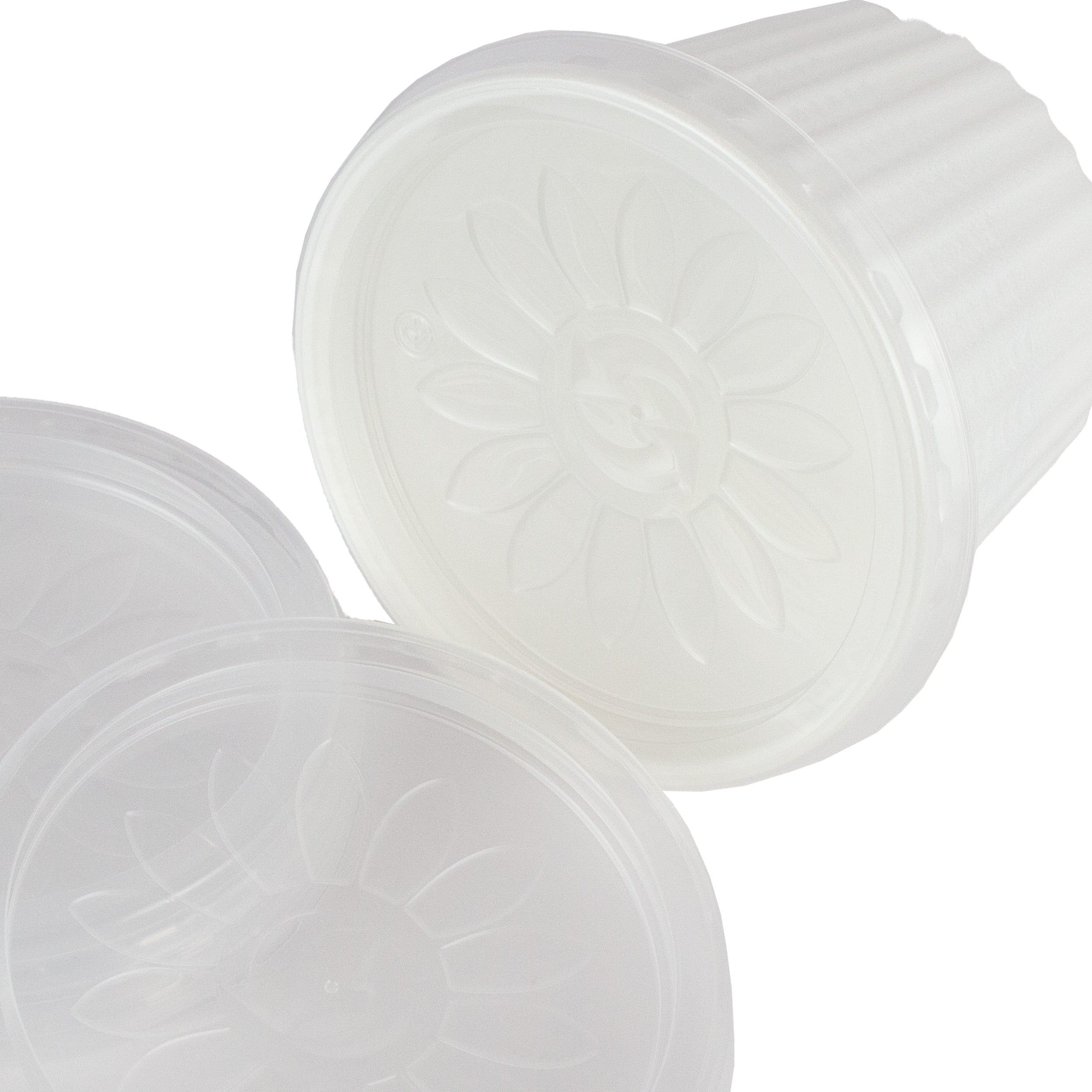 thermo suppenbehcer 500ml 115x85 mm PP Weiß rund mit Deckel