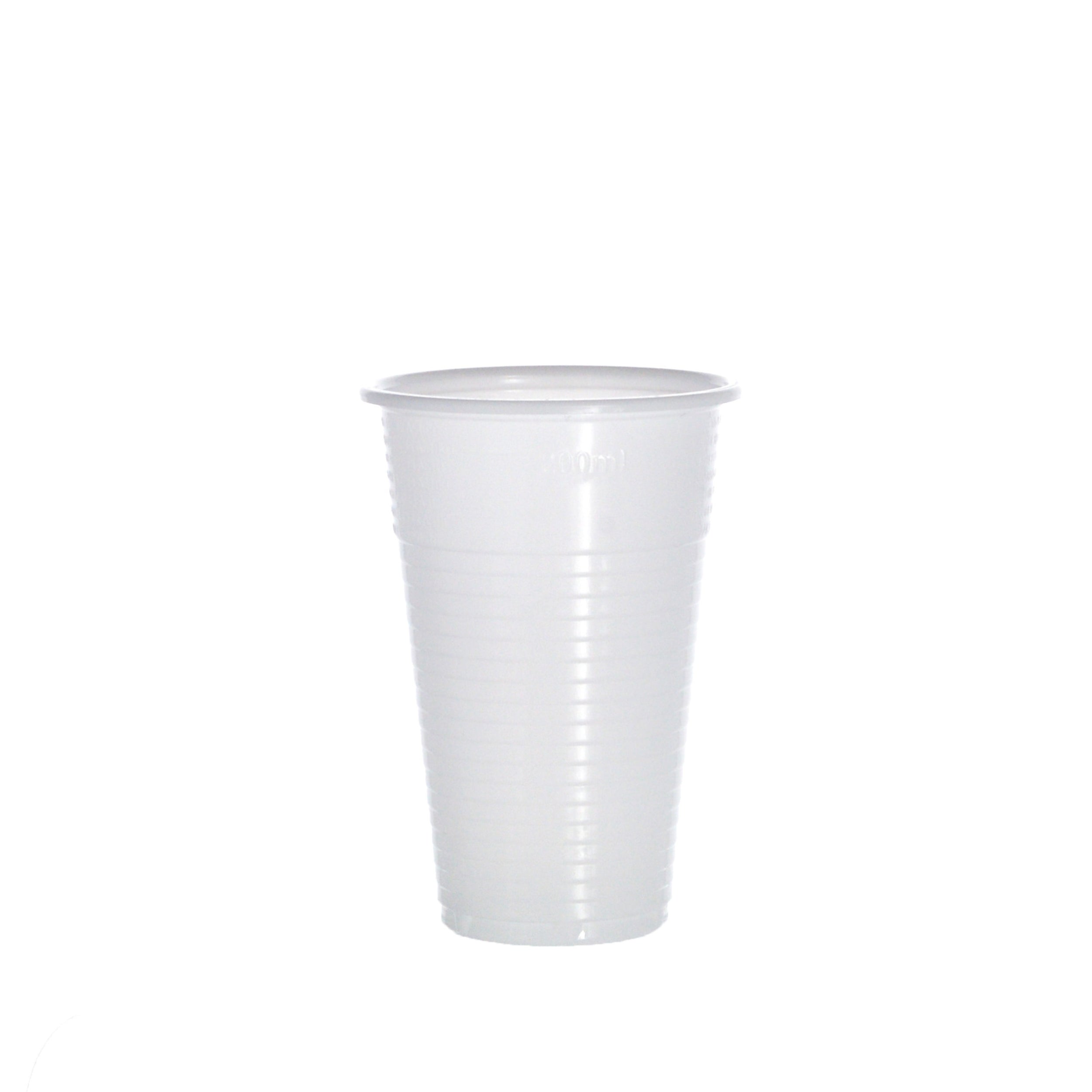 trinkbecher 200ml Ø7cm Plastikbecher 0,2L weiß PP