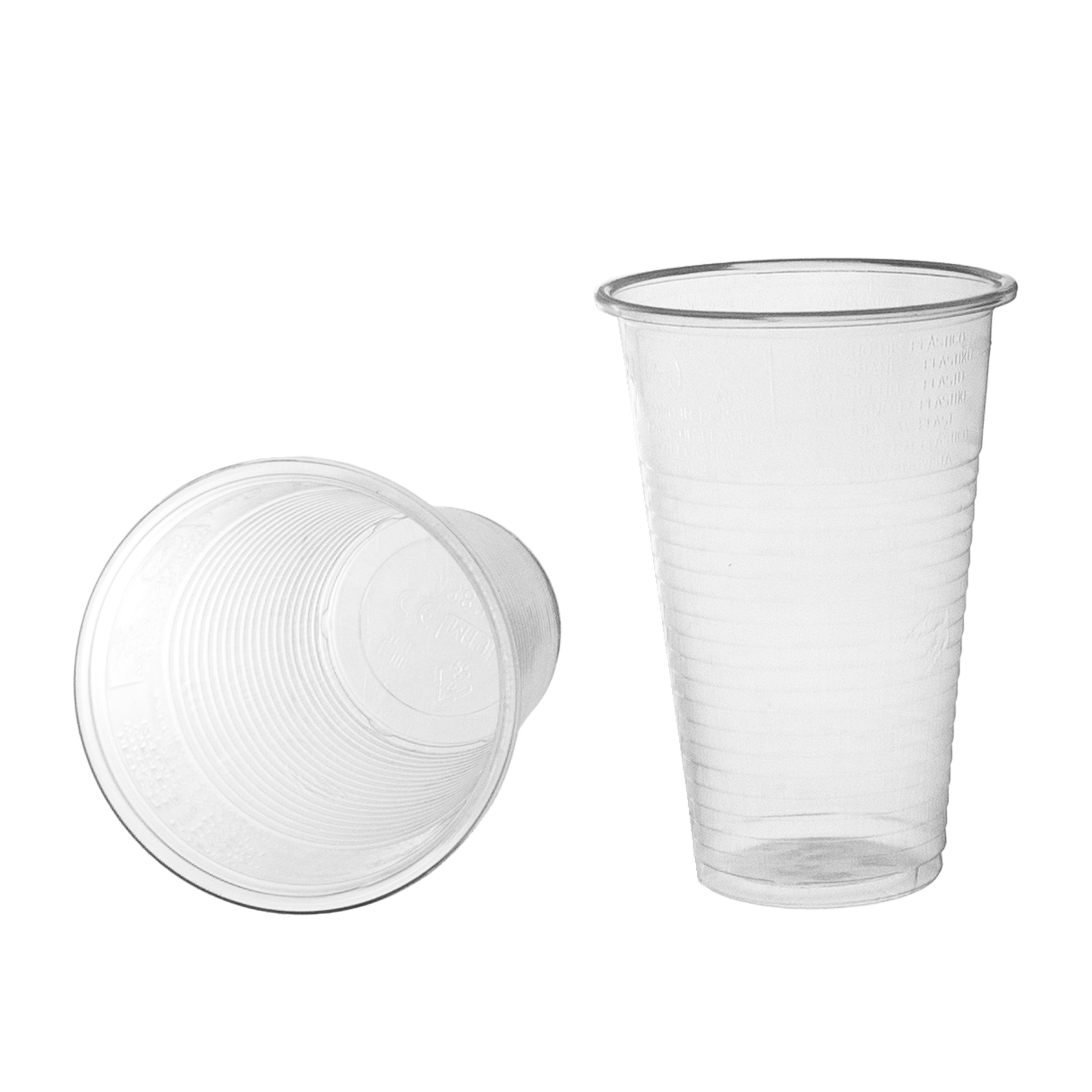 trinkbecher einweg 300ml Ø8cm Plastikbecher 0,3L transparent PP