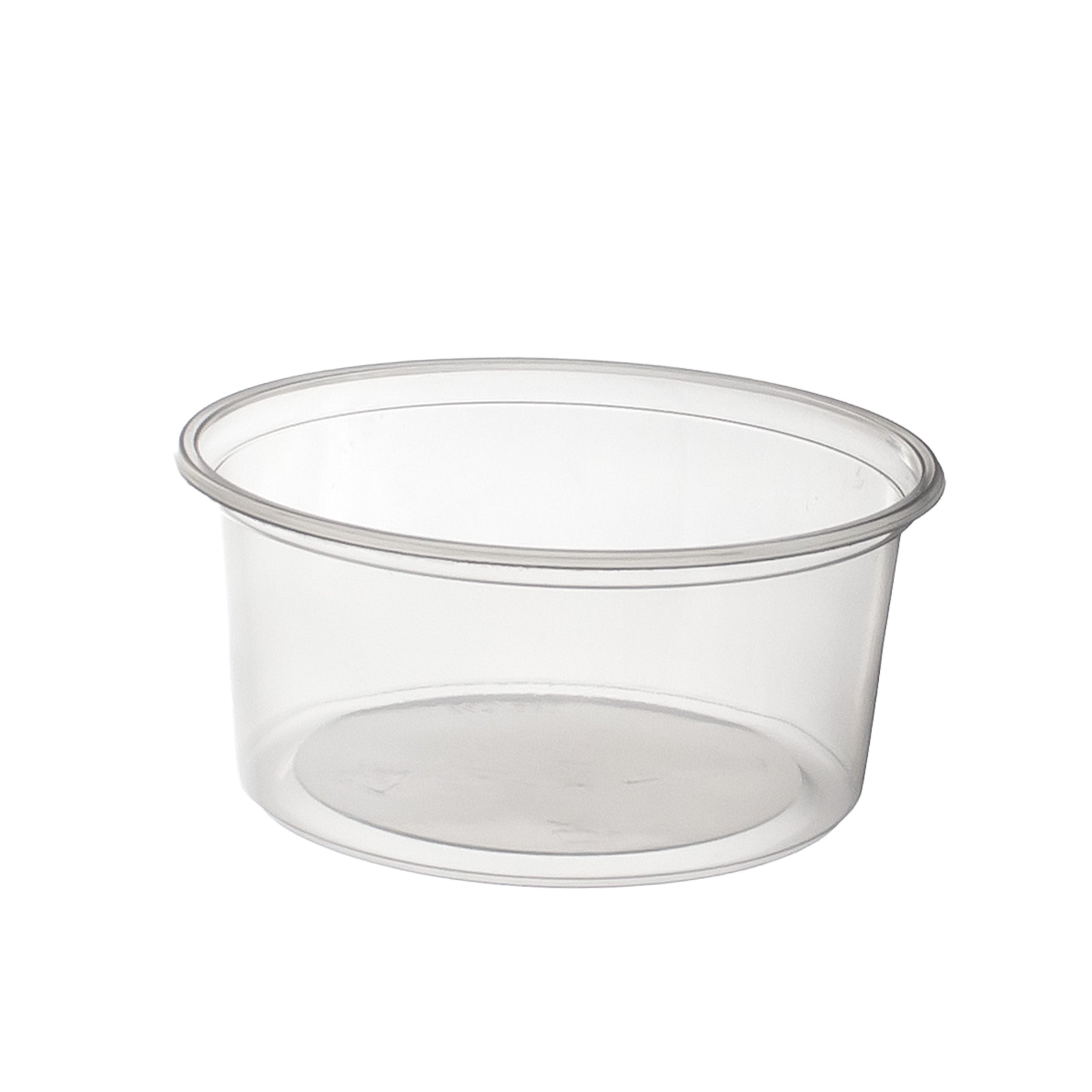 verpackungsbecher PP 250 cc. 101x51 mm rund Kombi-Verpackung inklusive passende Deckel