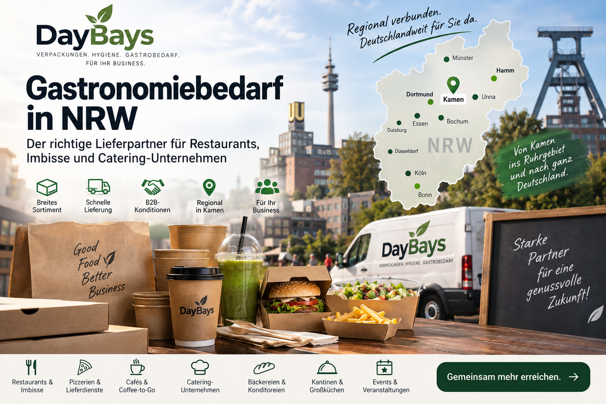 Gastronomiebedarf in NRW: Der richtige Lieferpartner für Restaurants, Imbisse und Catering-Unternehmen