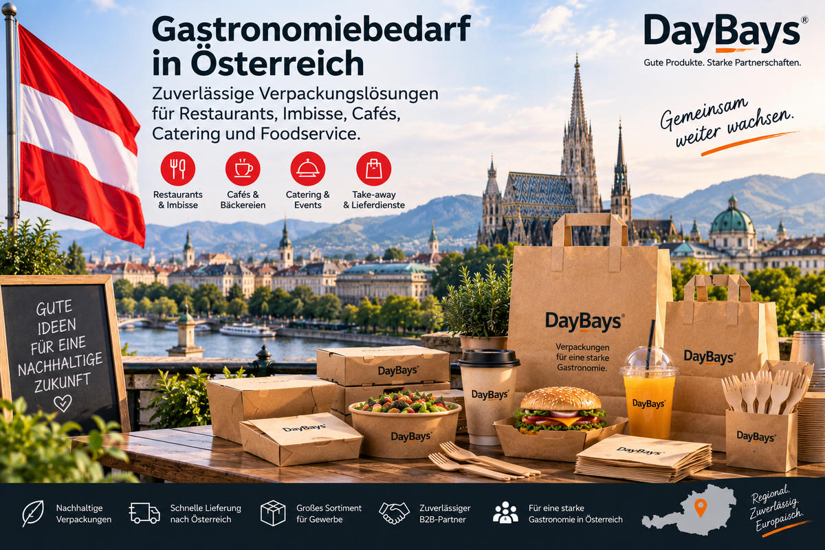 DayBays B2B-Lieferungen von Gastronomiebedarf nach Österreich