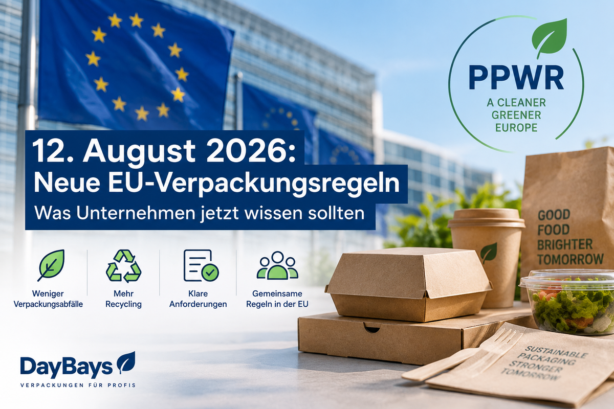 Neue EU-Verpackungsregeln und PPWR ab 12. August 2026 für Unternehmen