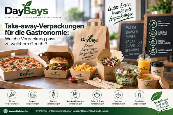 DayBays Take-away-Verpackungen und Gastronomiebedarf für Restaurants, Imbisse, Cafés und Catering