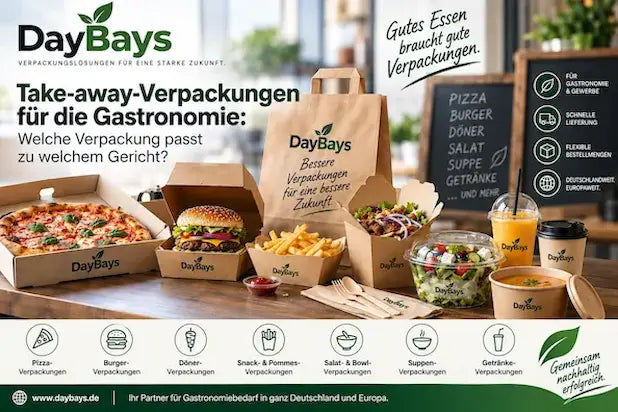 DayBays Take-away-Verpackungen und Gastronomiebedarf für Restaurants, Imbisse, Cafés und Catering