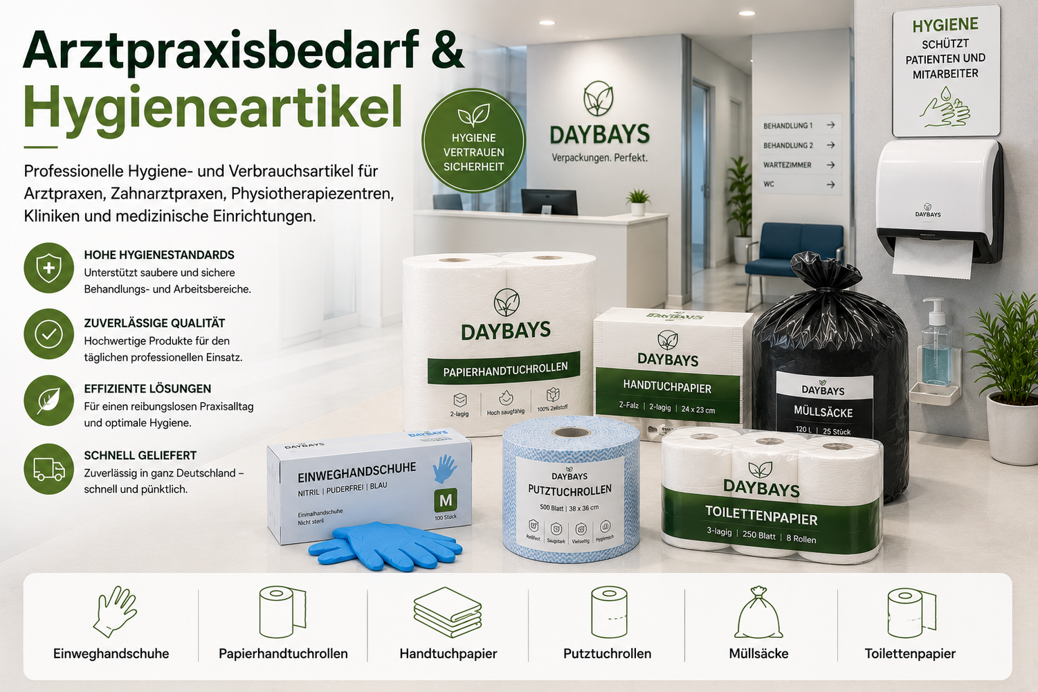 Arztpraxisbedarf &amp; Hygieneartikel