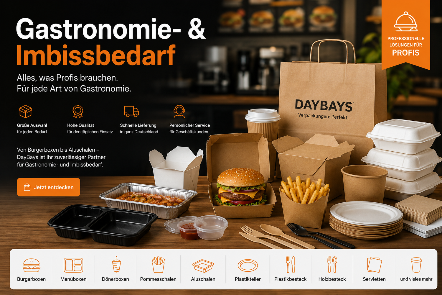 Gastronomie- &amp; Imbissbedarf