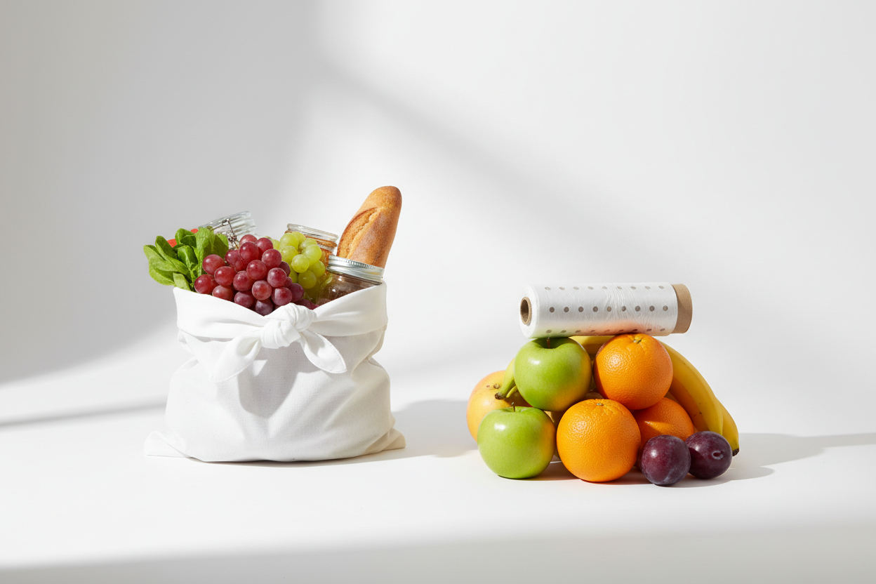 Knotenbeutel für Lebensmittel, Gastronomie und Einzelhandel