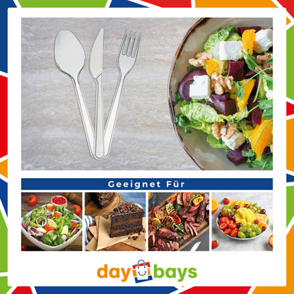 DayBays Plastikbesteck Premium 3&