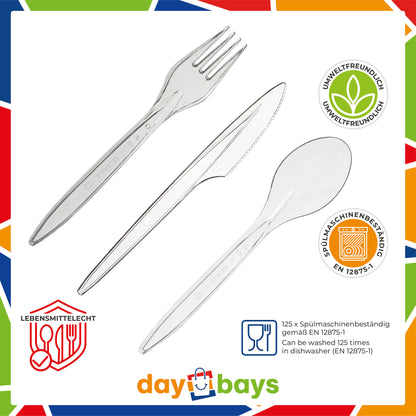 Plastikbesteck Delux 2&