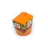 dönerboxen 16 oz 500 ml Papier+PE-beschichtet mit Druck Motiv "Guten Appetit" Rund Rot