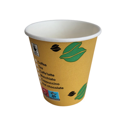 Kaffeebecher 7oz/175ml Ø6cm &quot; Coffee To Go Becher &quot; Pappe mit PE-beschichtet