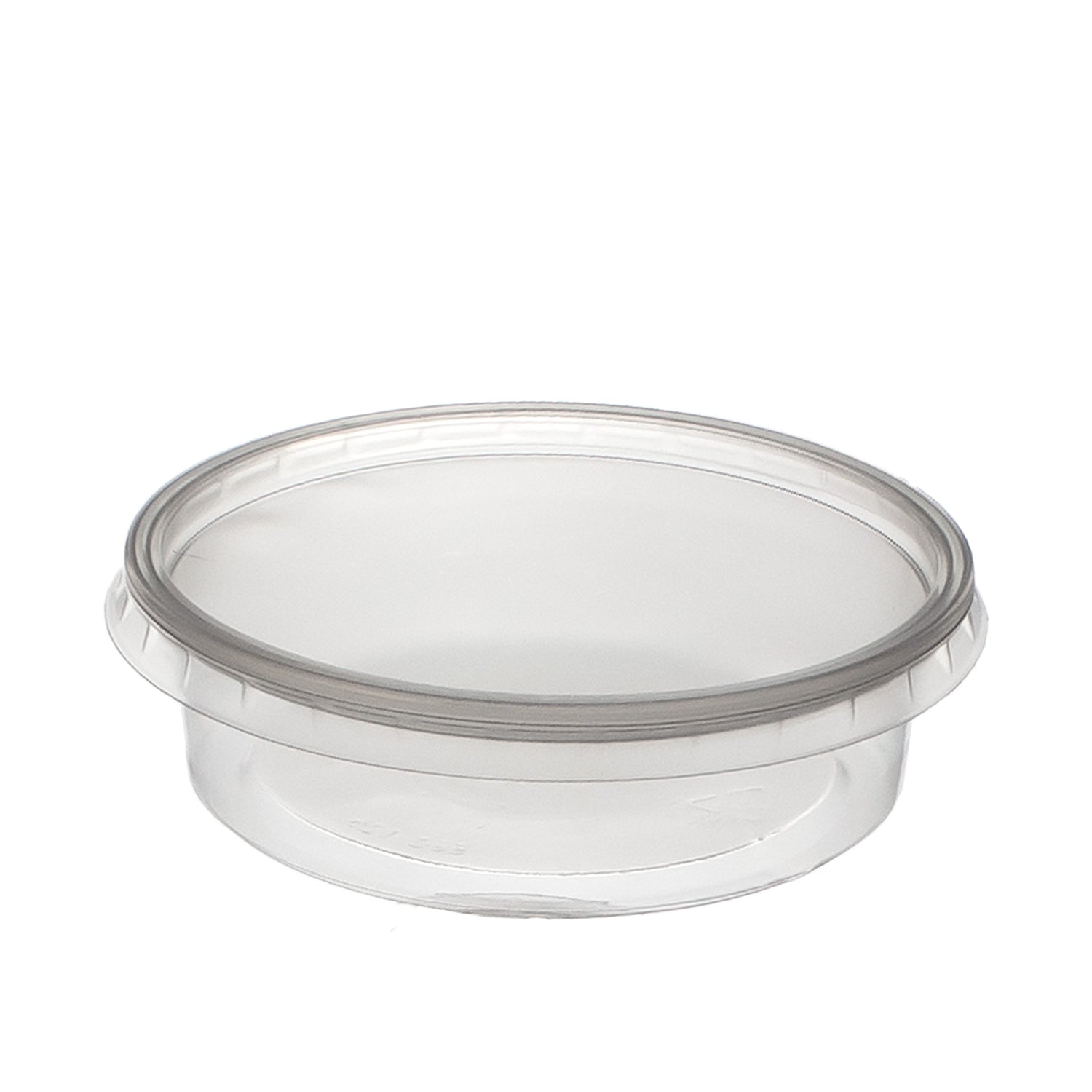 feinkostbecher PP 125 cc. 101x32 mm rund Kombi-Verpackung inklusive passende Deckel