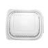 feinkostbecher PP 125 cc. 127x105x28 mm Rechteckig mit anhängendem Deckel
