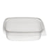 feinkostbecher PP 200 cc. 108x81x44 mm eckig Kombi-Verpackung inklusive passende Deckel