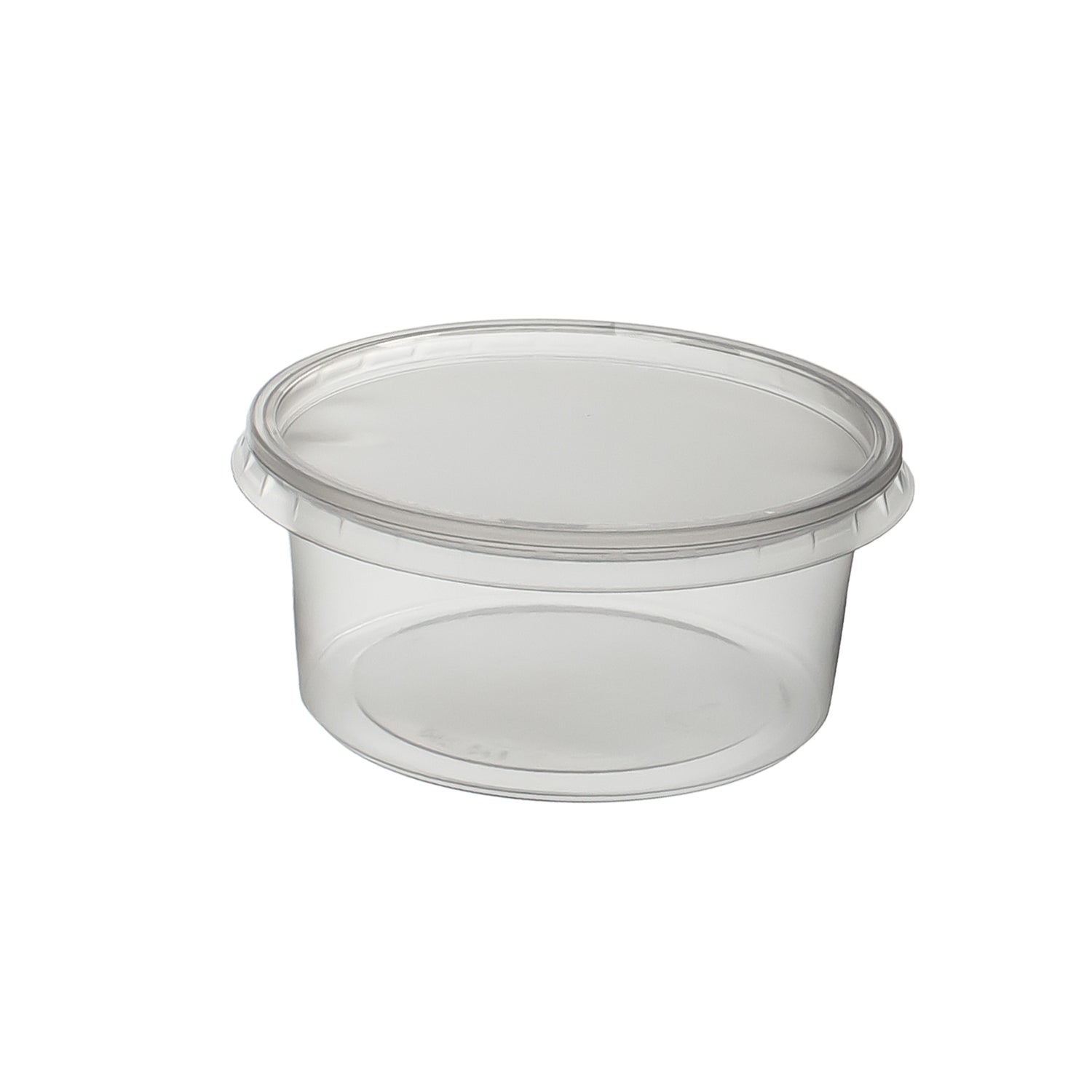 feinkostbecher PP 300 cc. 101x65 mm rund Kombi-Verpackung inklusive passende Deckel