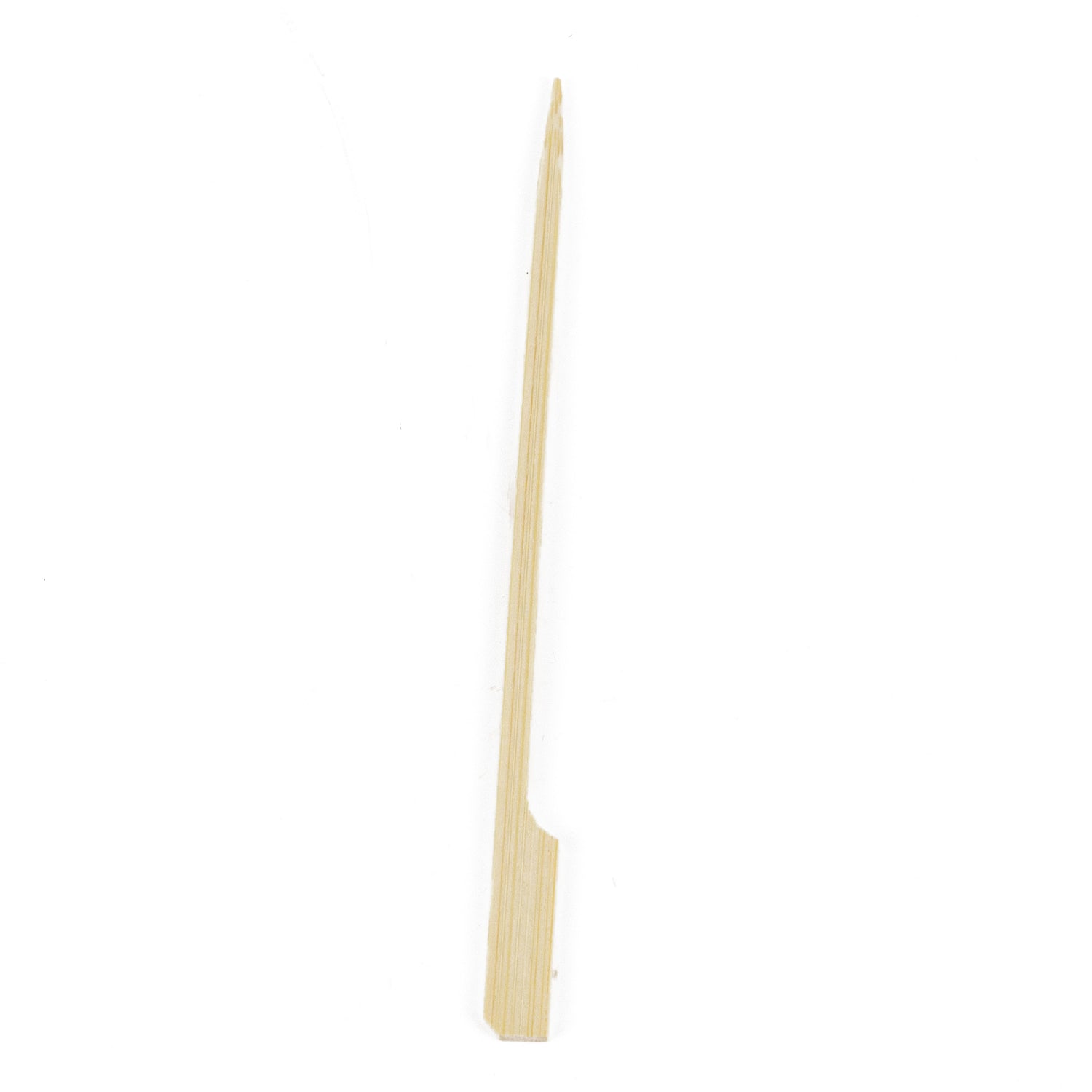 flaggenspieß aus 100% Bambus für Fingerfood 12 cm mit Grifffähnchen
