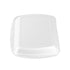 Geschlossene weiße Hamburgerbox IP6, 150 × 160 × 80 mm, von oben betrachtet